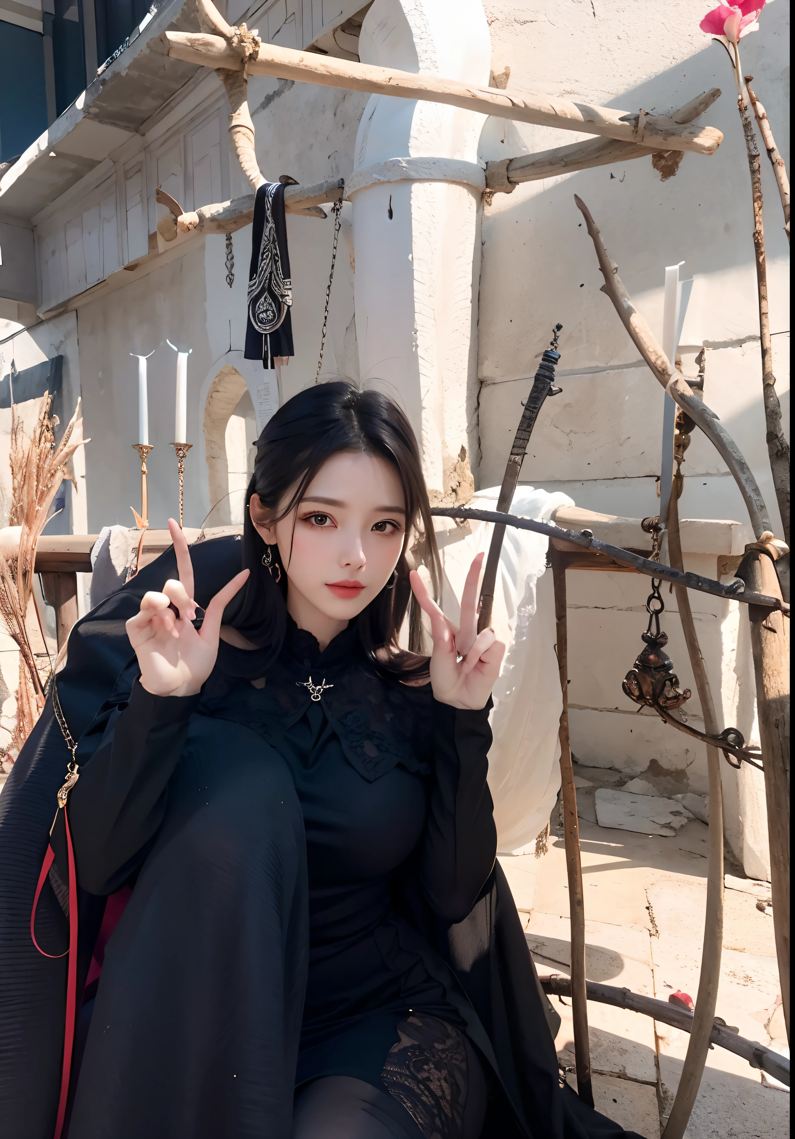 big_boobies, pure_body, clear_beautiful_face, shiny_longer_hair, black_hair, same_background, same_dress, beautiful_mature_woman, dark_eyebrow, dark_eyelashes, beautiful_nose, beautiful_waist, realistic