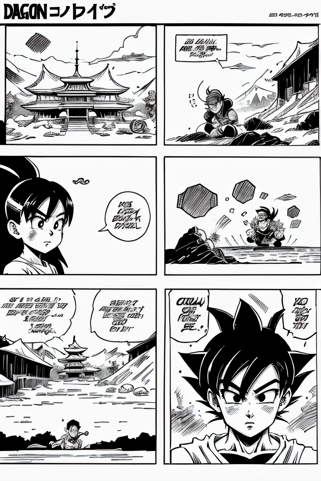 Dragon Ball manga,Comic storyboard