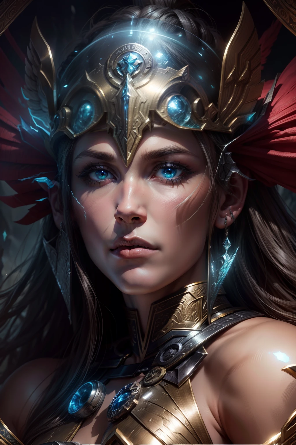 Asgard,valkyrie,Senhora Cavaleiro,Anatomia correta,epic fantasy digital art,tmasterpiece,8k,high-definition resolution,desenho detalhado,Qulidade Superior,, Epic composition,