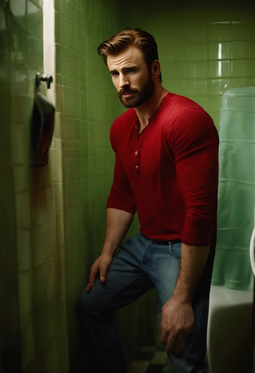 Chris evans en la ducha