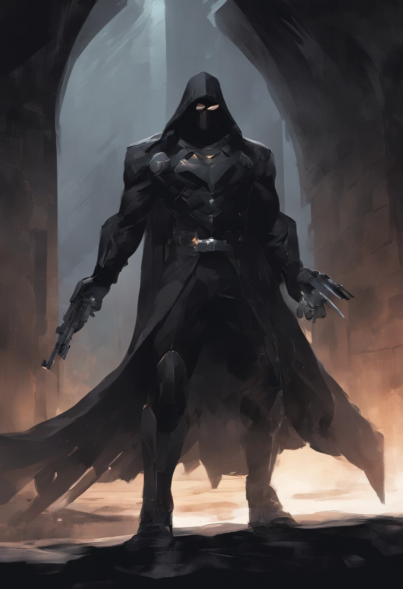 face focus shot, 1 man, solo, light skinned African American, long curly straight black hair, glasses, huge tits, big thick ass, photorealism, smirking face, crossed arms, (leaning onto a wall), dark dirty grey suit, dark grey arms, ((no mask)), mask off, black hair, black gloves, best quality, masterpiece, high resolution:1.2, black cape, high detailed mask, high detailed suit, high detailed face, award winning, night time, a dark cave in the background, indoors