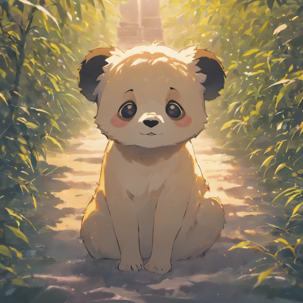 Animal panda cute wearing no clothes