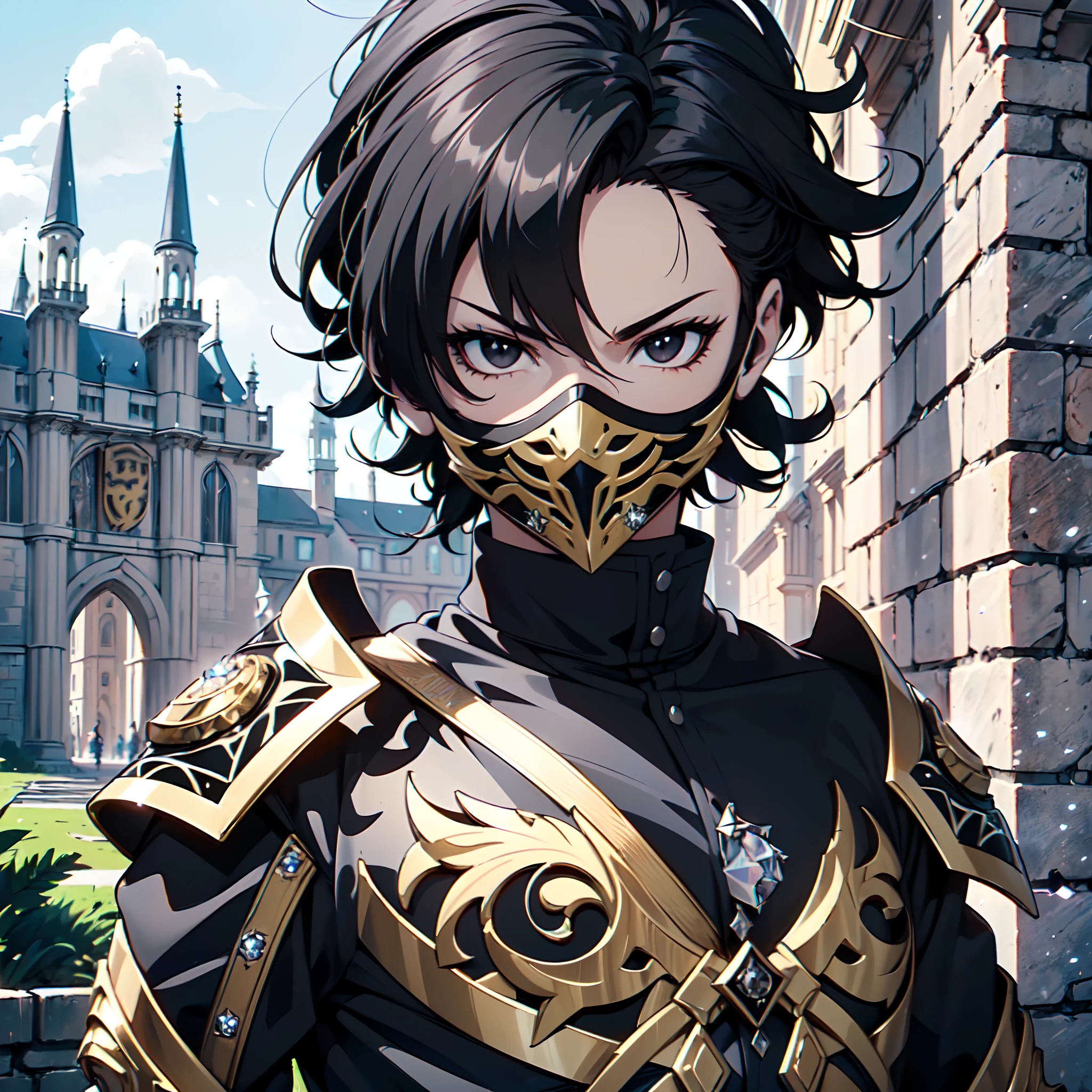 128K Ultra High Definition,
128K Ultra High Quality,
128K Ultra High Resolution,
Best Definition,
Best Quality,
Best Resolution,
Perfectly Detailed,
Perfectly Designed,
Extremely Detailed,
Extremely Designed,
Hyper Detailed,
Hyper Definition,
Hyper Quality,
Hyper Resolution,
Masterpiece,
(((Anime))),
Body Shot,
(((Boy))),
Handsome,
Muscular Body,
(((Black Short Hair))),
(((Black Eyes))),
(((Hyper Detailed & Perfectly Designed With Ultra High Quality White Diamond Engravings & Jeweled Ninja Armor With Mask))),
(((Inside Of Medieval Royal Palace Background Scenery))),
