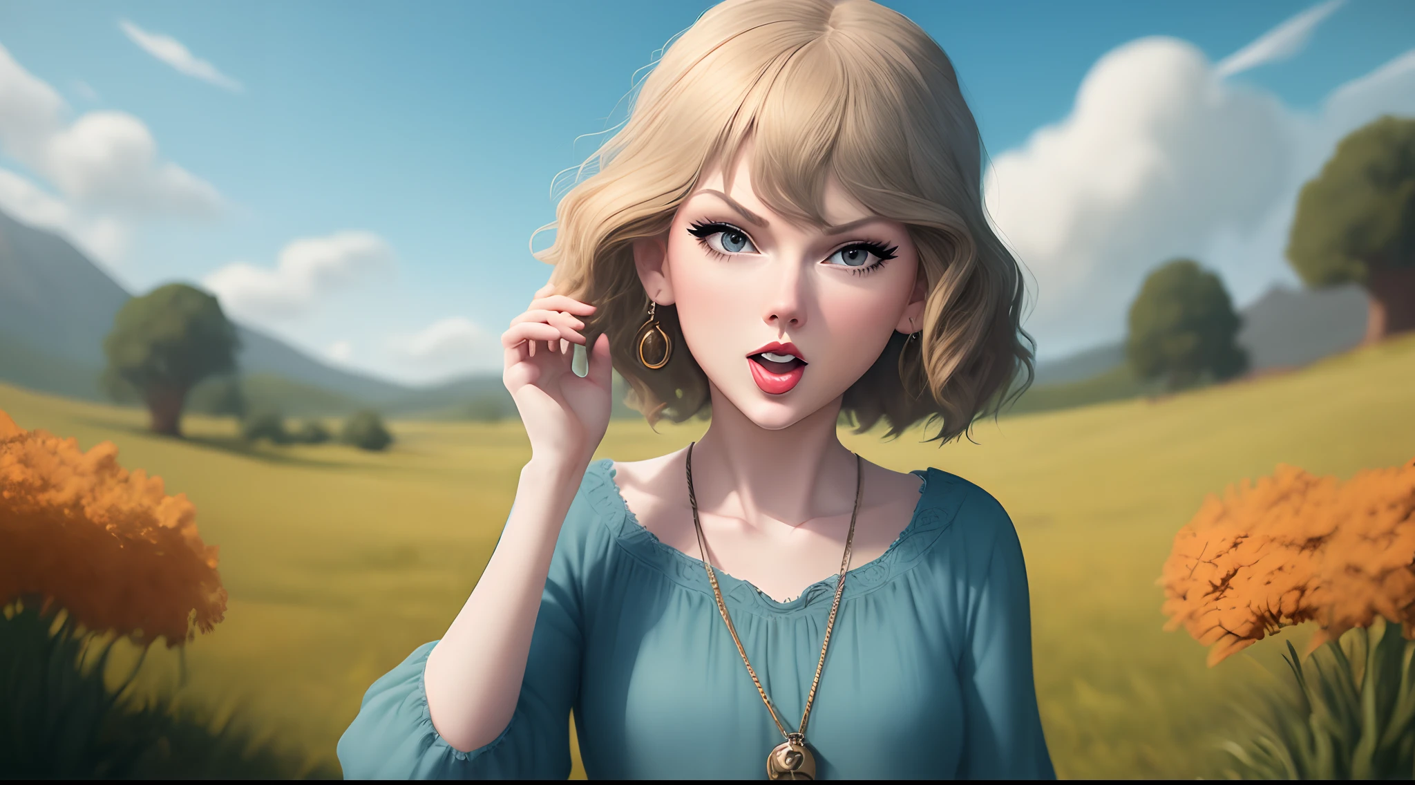 Taylor swift folklore album as a Pixar movie