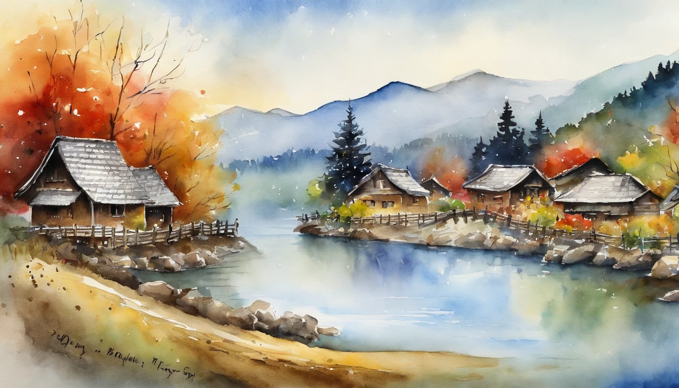 World Heritage Shirakawa-go、So that you can see the whole view、Sea view、