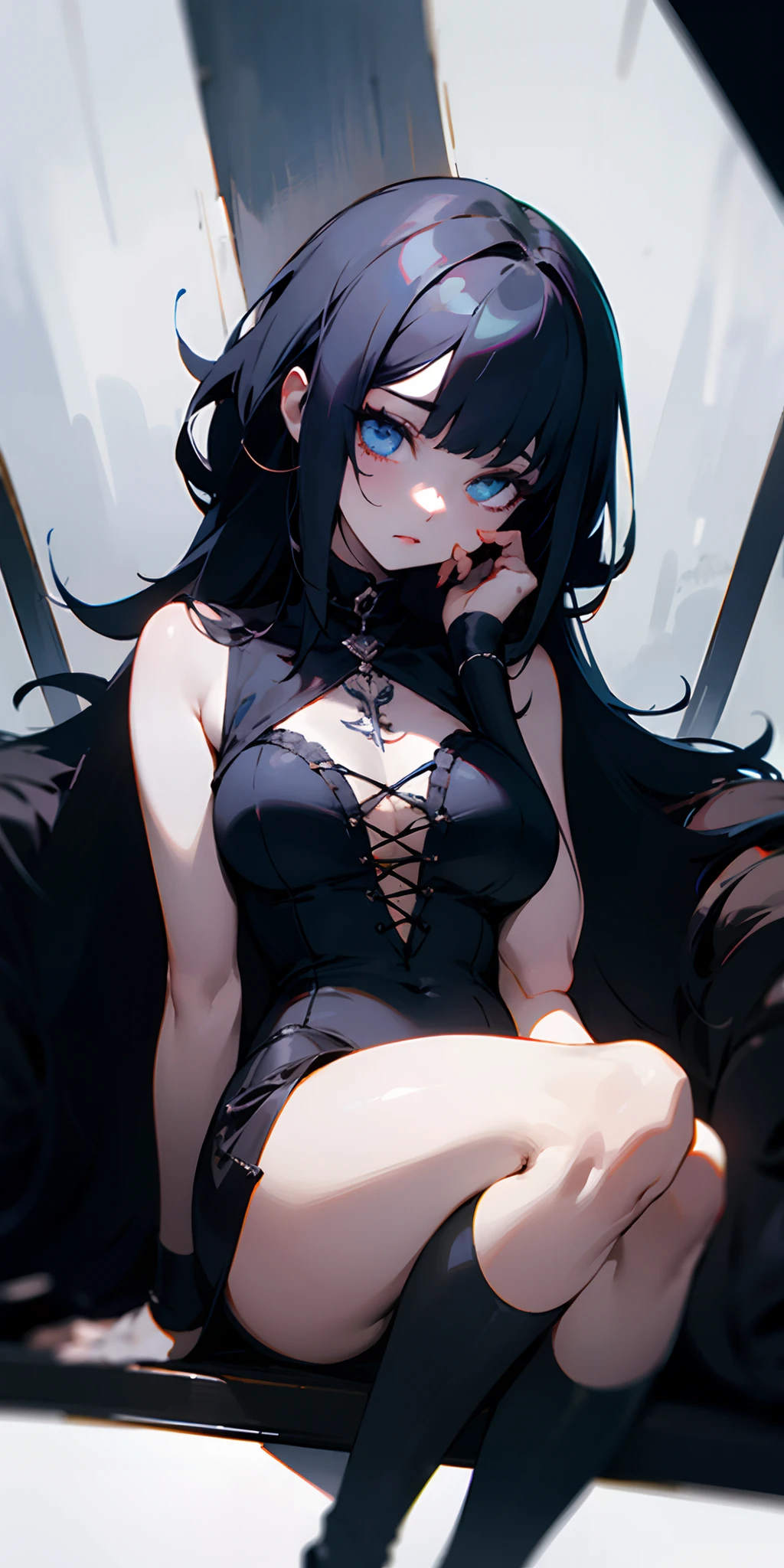 Goth black girl