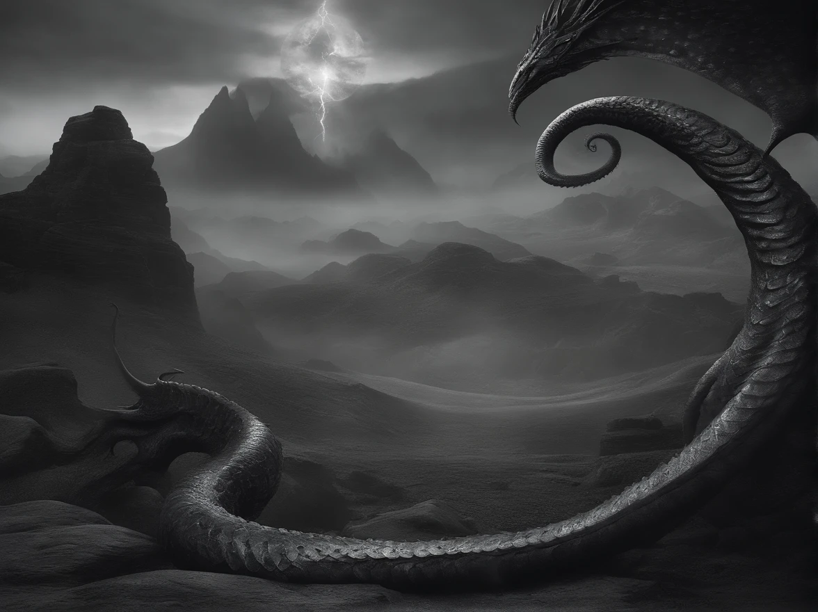 The highest image quality, masterpiece, 超A high resolution, Break Imagine an incomprehensible fear, Mythical gods, Cthulhu, It goes against explanation and understanding. Its shape is a writhing mass of tentacles and antennae.., Constantly changing with grotesque dances、undulate. Break His many eyes are cold and numb;;;;, As if you see the world from someone else's point of view. The creature rises above everything in its path, Obscure mountains and cities, How he walks in space. Your skin is soft and slimy, With strange runes, Surface engraving, It pulsates with Eldritch's energy. The very air around the outer God shines with power, Distorted by its mere existence. Blake makes a sound, It doesn't sound like a roar, Not exactly a scream, however、Something more sinister and disturbing. It's a living creature, This is beyond human comprehension., Creatures of the Void, It goes against all attempts at rationalization and understanding. This outer image of God is、It is a testament to the dark and terrifying depth of the human imagination...
