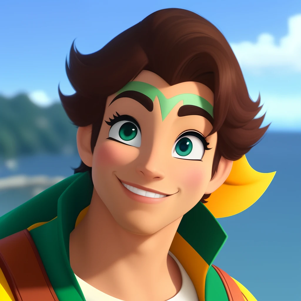 Prince naveen squinting smiling
