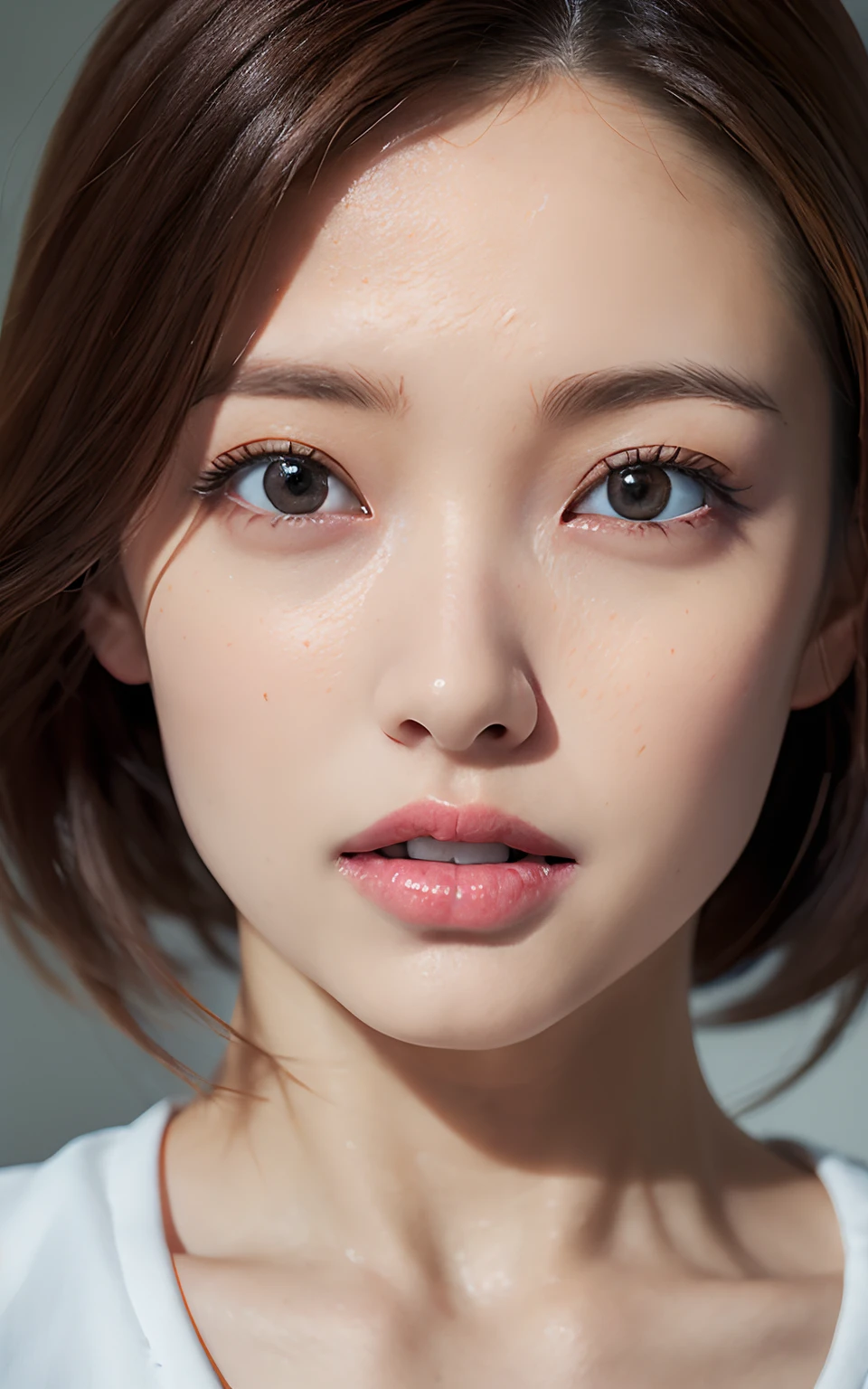 (Cheesecake Girl:1.3)、(masutepiece:1.3), (8K, Photorealistic, Raw photo, Best Quality: 1.4), Japanese, (1girl in), Beautiful face,