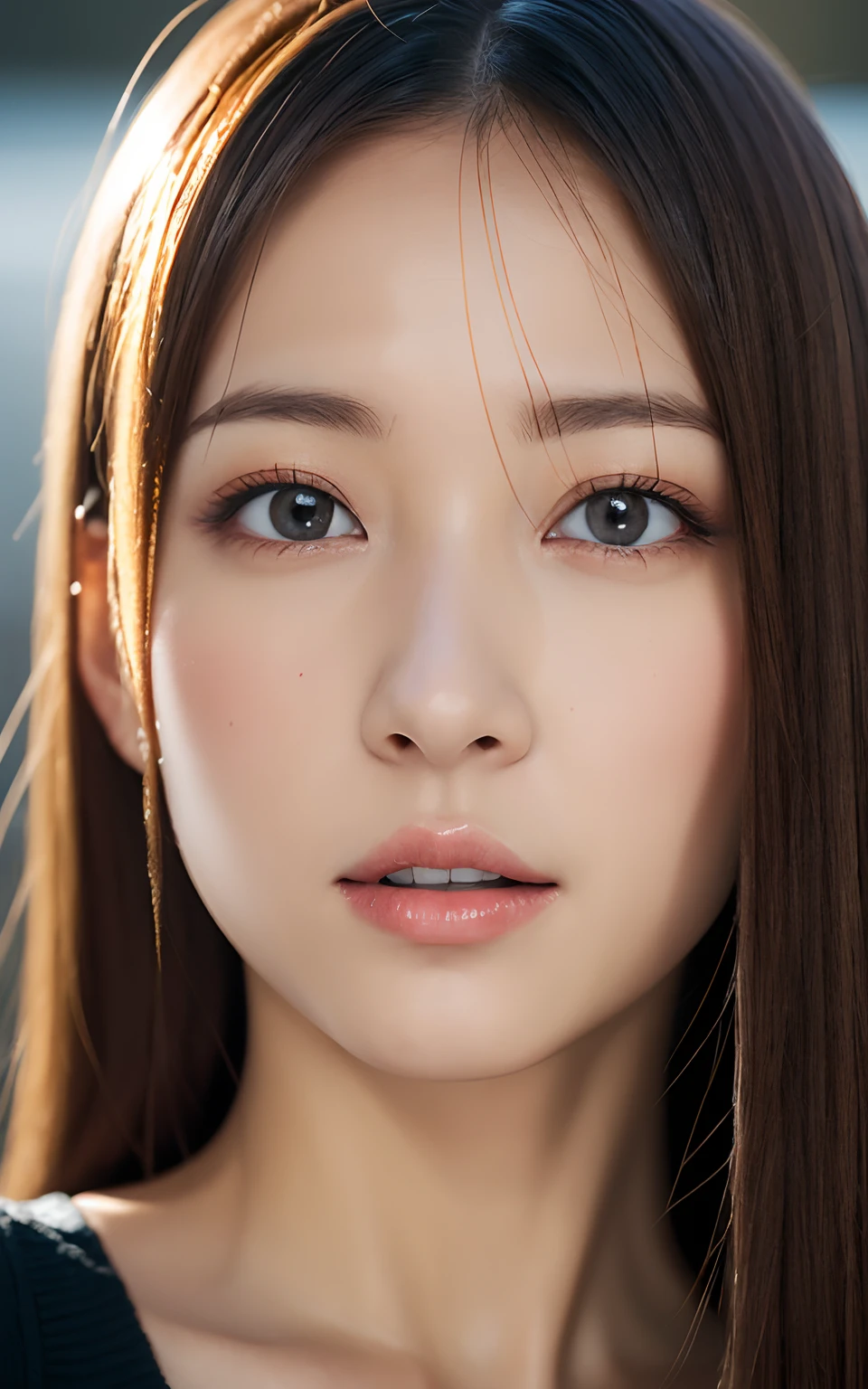 Cheesecake Girl、(masutepiece:1.3), (8K, Photorealistic, Raw photo, Best Quality: 1.4), Japanese, (1girl in), Beautiful face,