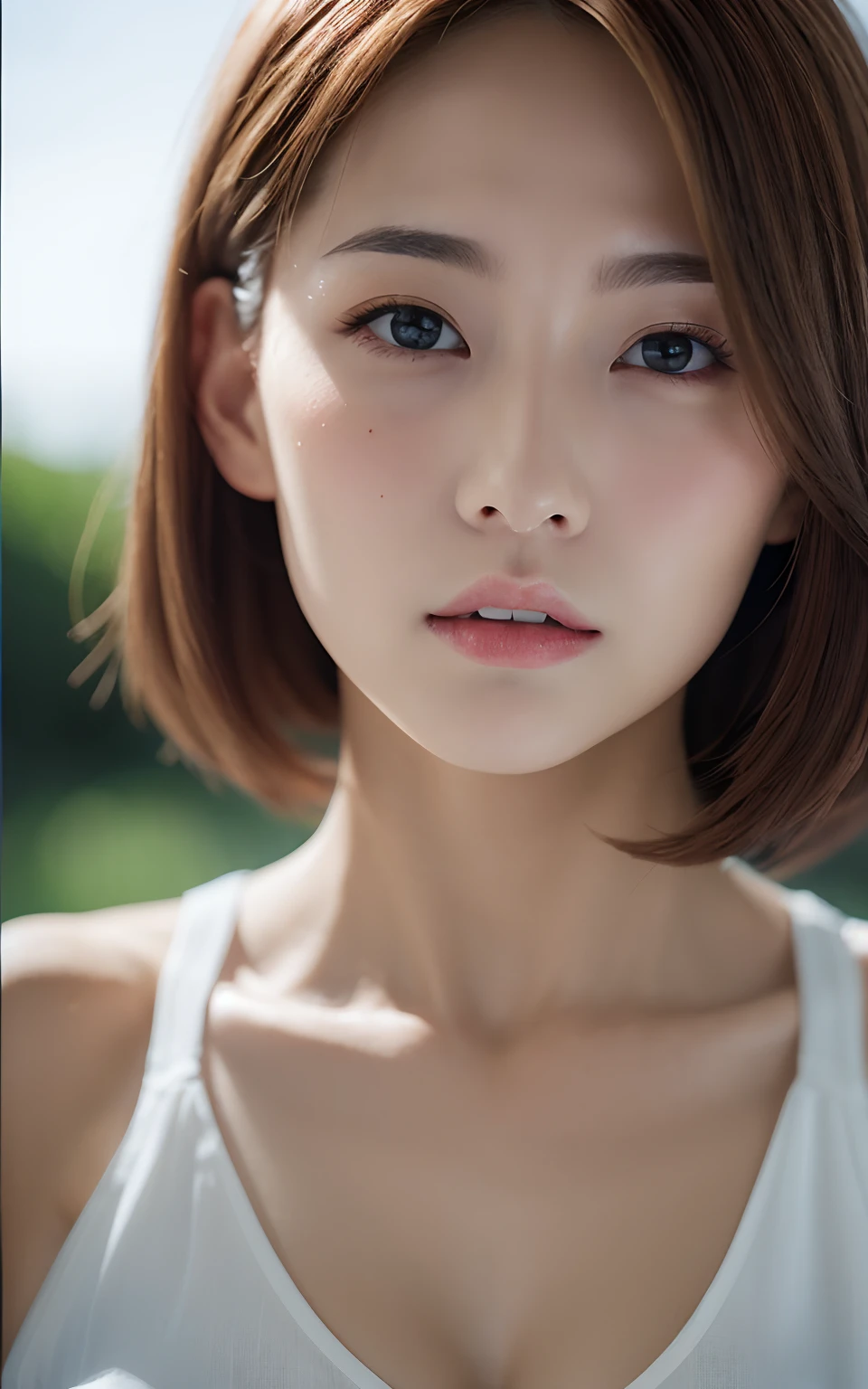 Cheesecake Girl、(masutepiece:1.3), (8K, Photorealistic, Raw photo, Best Quality: 1.4), Japanese, (1girl in), Beautiful face,