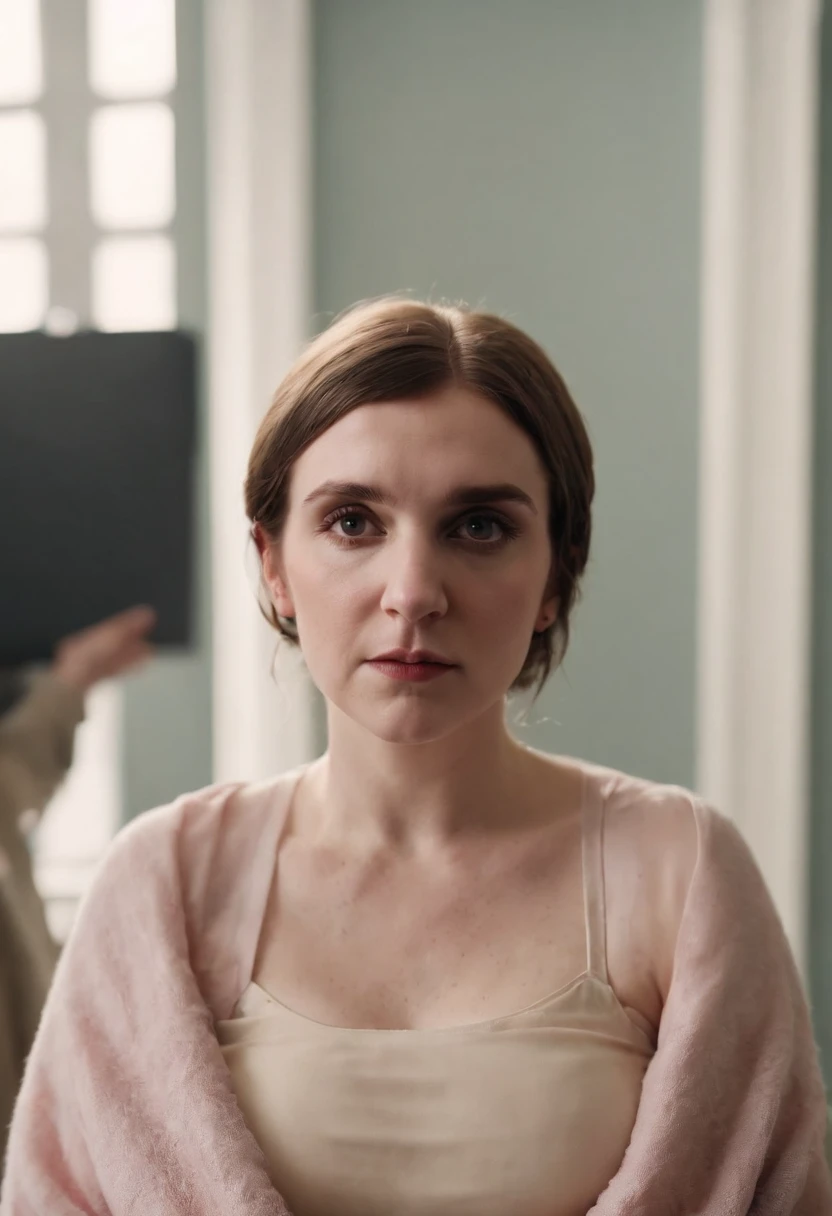 Lena Dunham having an abortion performed on her