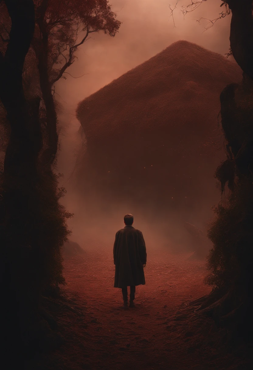 (Best quality,4K,8K,A high resolution,Masterpiece:1.2),Ultra-detailed,Red clay with countless eyes, The ground made up of pieces of meat,The ground is covered with huge eyes, A stood on it, All eyes were on him, Haunting atmosphere, eerie, mysterious, somber lighting, Vivid colors, Horror, Surreal, Dreamlike, Abandoned landscape
