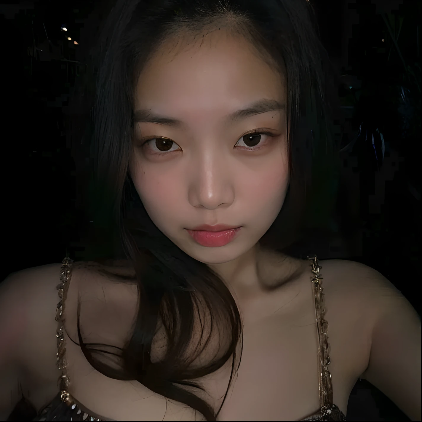 Hay una mujer con un pecho muy grande posando para una foto, Blackpink Jennie, young cute wan asian face, she is facing the camera, Xintong Chen, Wenfei Ye, Junko Enoshima, Yanjun Chengt, Shiori Teshirogi, 8k selfie photograph, Marinero Kitagawa, Yoshitomo Nara