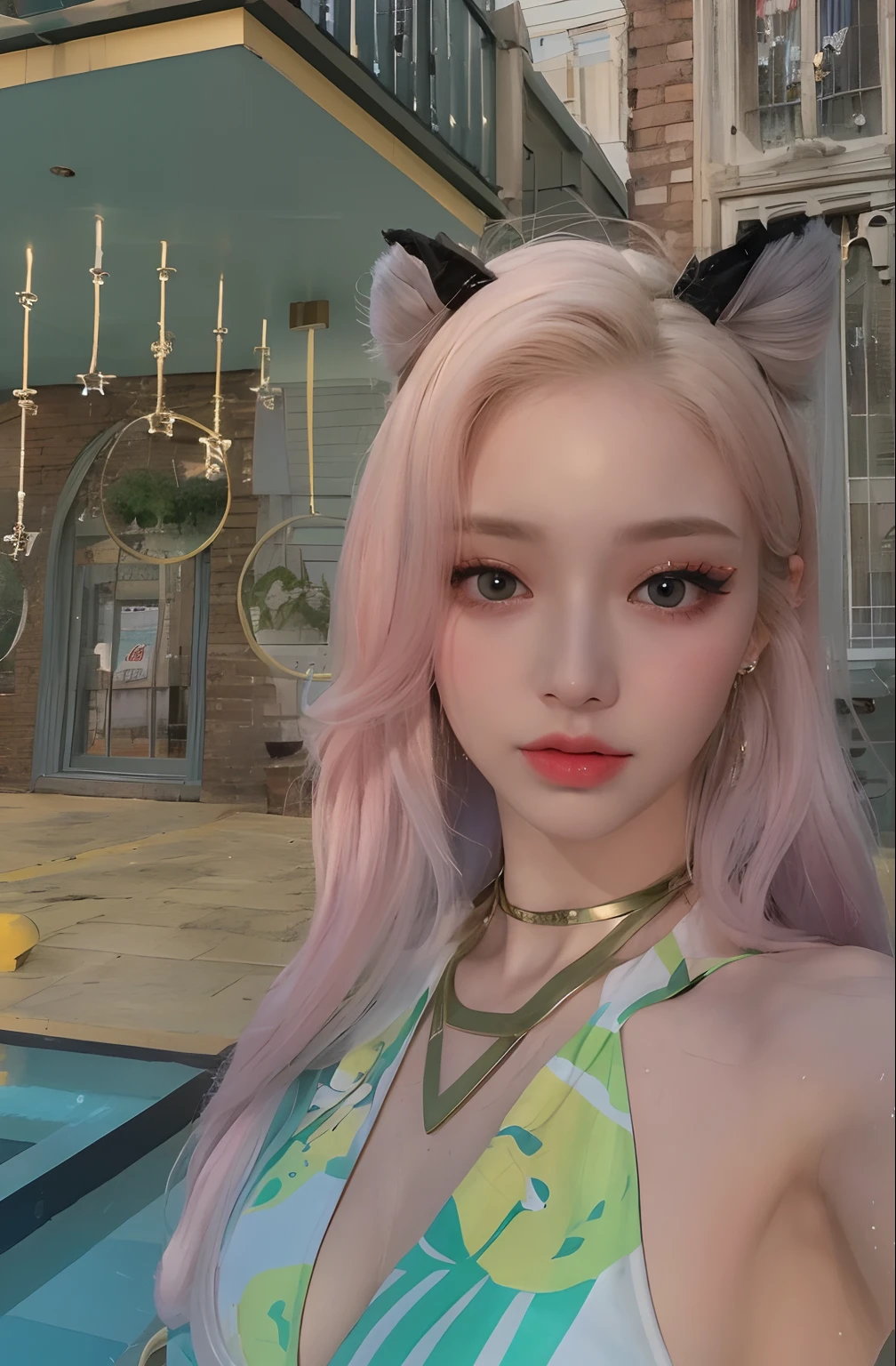 very beautiful cute girl, (masterpiece:1.3), (8k, photorealistic, RAW photo, best quality:1.4), Sharp focus:1.2, A beautiful woman with perfect body:1.4, Slim abdomen:1.2, ((Layered haircut)), (((Huge breasts :1.6))), (((bare ass))),(shaved pubic hair), (wearing a white transparent extreme micro bikini,), Highly detailed face and skin texture, Detailed eyes, realistic eyes, beautiful detailed eyes, (realistic skin), attractive, ultra high res, ultra realistic, highly detailed, golden ratio, (detaled face:1.2), looking at viewer, smile, full body shot, (no bra), (((()))), (((knee-bending leg sitting))), (beautiful blue eyes, gorgeous pale pink curly hair, white skin, slim abdomen, perfect slim figure), (her crotch is wet), ((she is wet)), ((Kneeling in the department store and serving customers)), ((from high angle shot)), (tongue out and mouth open:1.2), (eyes looked up:1.3), (her face and breasts are wet),