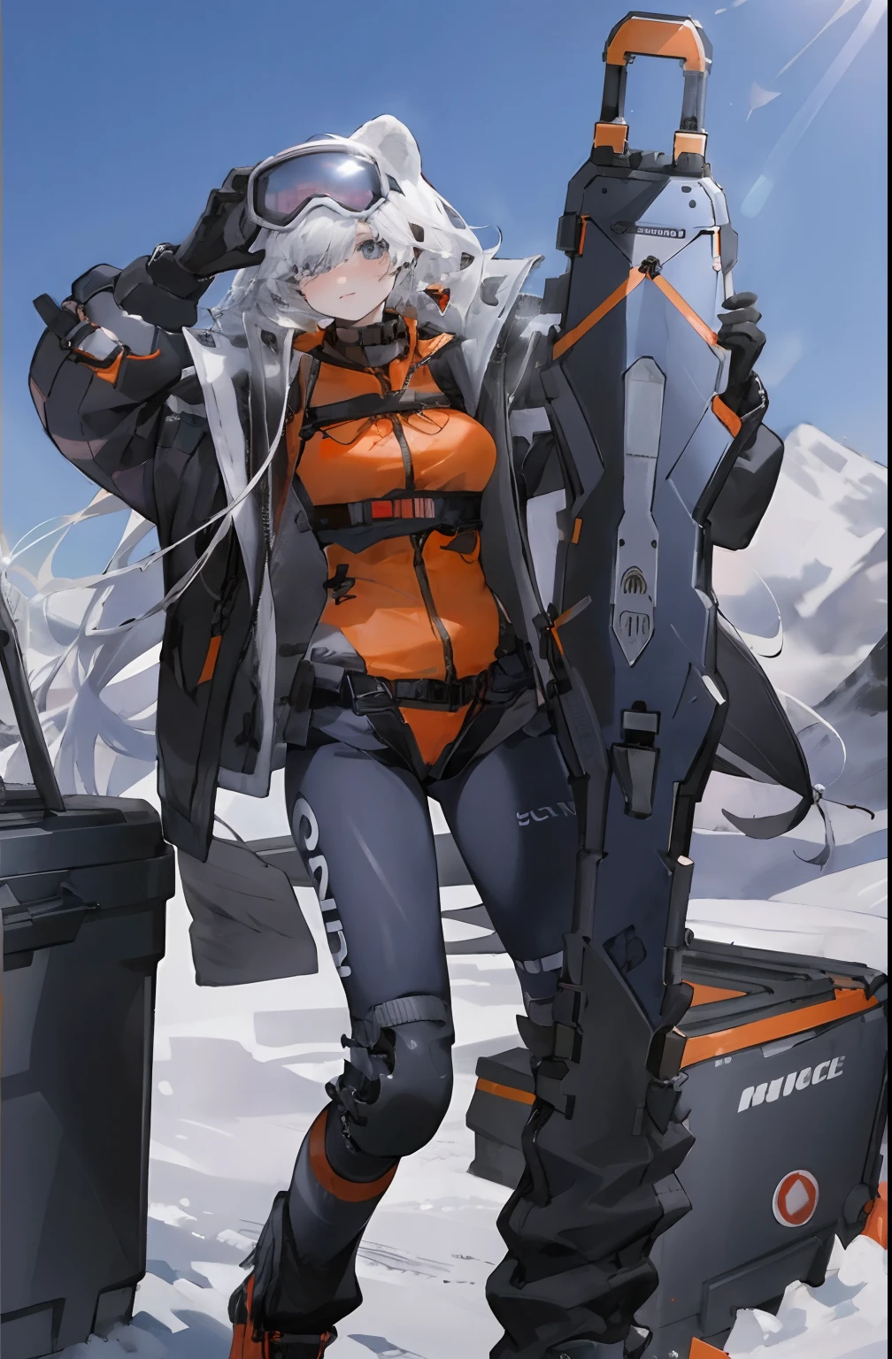PolarCatcher, Ski wear,Bigboobs