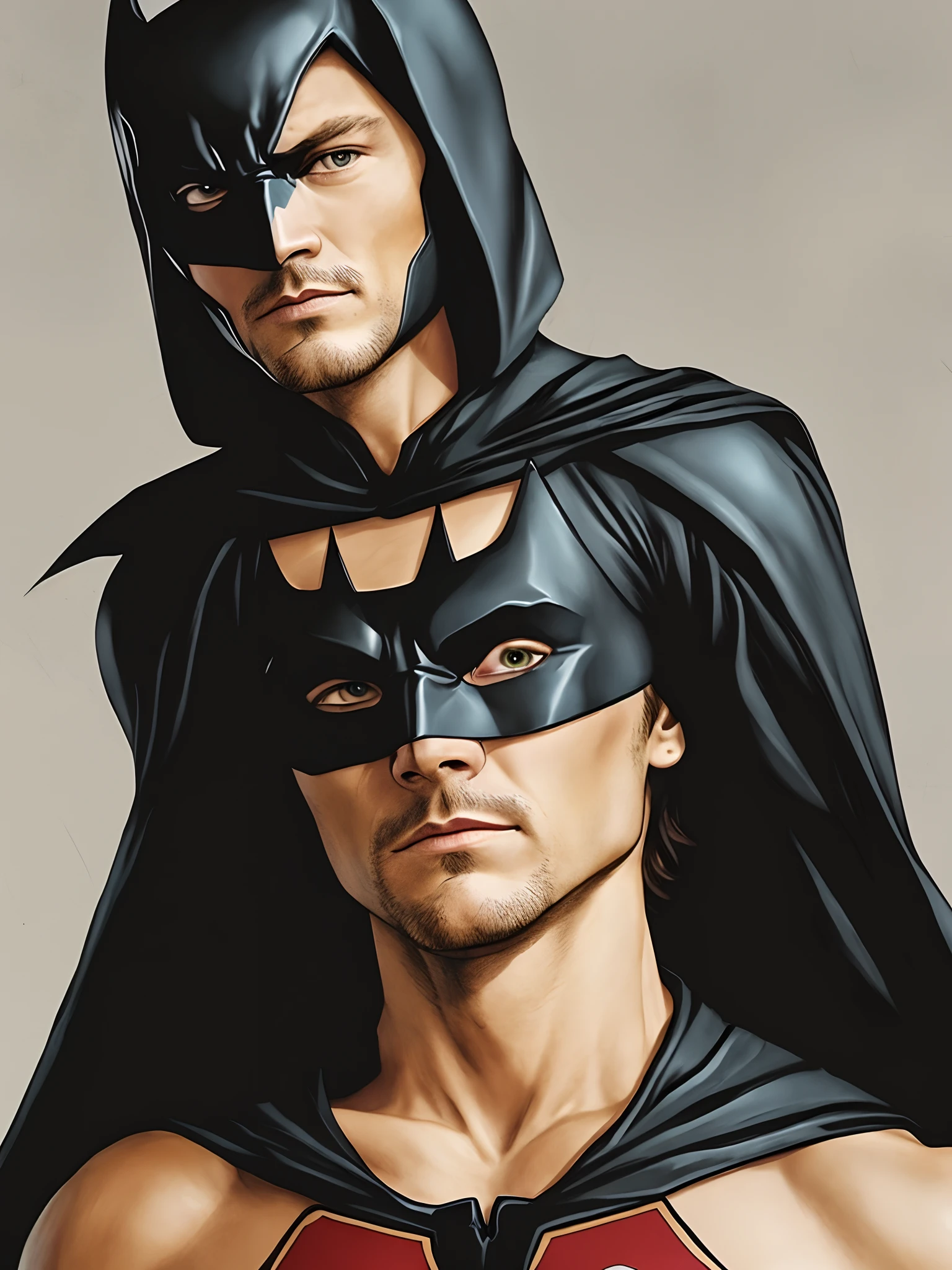 Sam Winchester as Batman