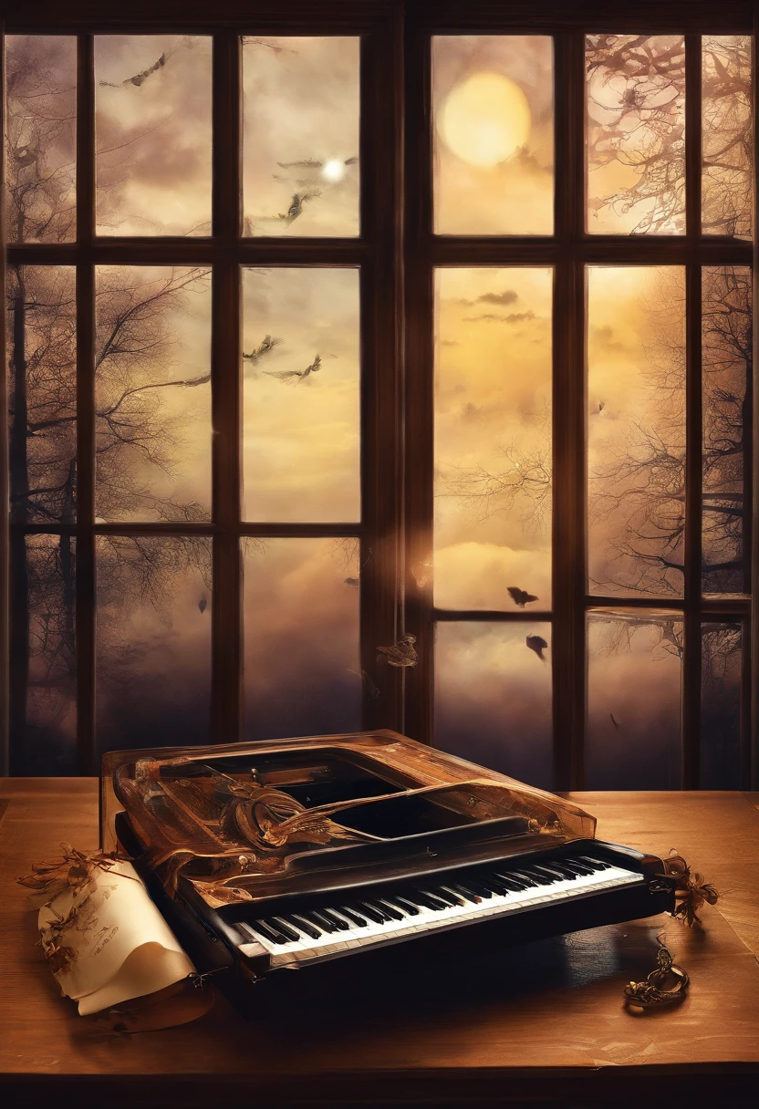 "You will need an album cover design. The concept is 'memories and nostalgia'. Set the background to a dark room with low light. On a table in one corner of the room, place your laptop, which is one of the things you took care of, and next to it are the rings you put on and your photos. The laptop screen must be turned off,, The photo and the ring are prominently placed, emphasizing the nostalgia. Additional, The moonlight coming in through the window should act as an element that enhances the feelings of 'waiting' and 'longing'."