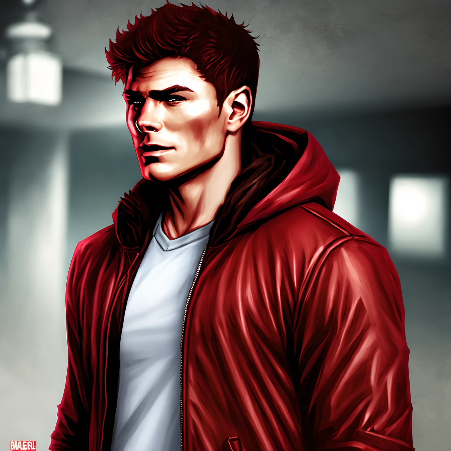 Dean Winchester as Red Hood