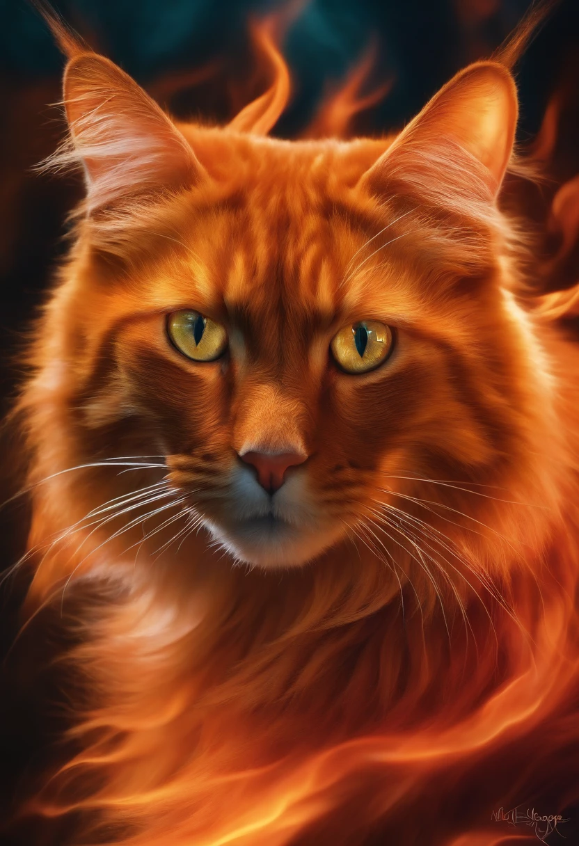 Flame cat