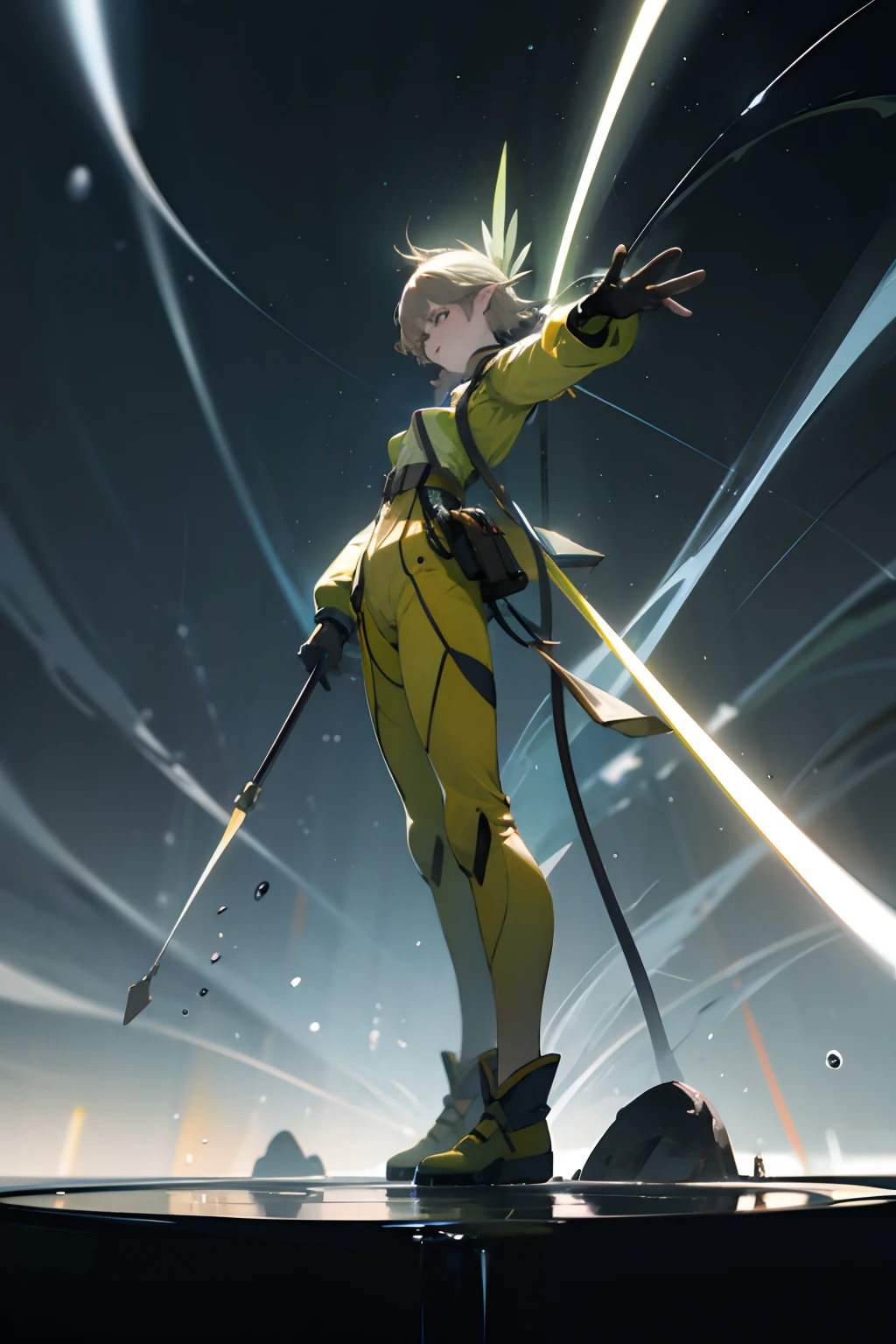 Bright colors,illumination,Stand up,Body front