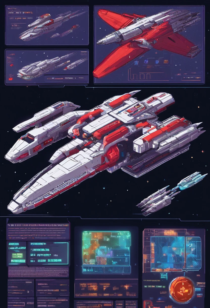 Crimson Starship,Such as StarCraft prototypes, A two-winged spaceship flying in the sky at night, Dark ( Spaceship ), scifi spaceship, cartoon fantasy spaceship, futuristic spaceship, alien space ship flying in space, spaceship far on the background, A spaceship in dark space, futuristic starship, detailed spaceship, Spaceship, space ship in space, legendary space ship, big weird spaceship, small starship near, space ship, A top-down view