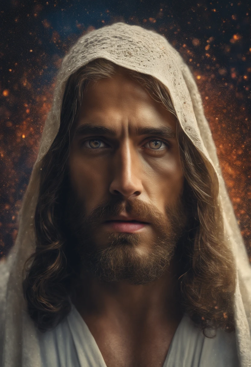 (symmetry),centered,a ((close)) up portrait,(Jesus),a very thin white prime man with long hair and a beard,wearing a long white robe,35mm,natural skin,clothes detail, 8k texture, 8k, insane details, intricate details, hyperdetailedhighly detailed,realistic,soft cinematic light,HDR,sharp focus, ((((cinematic look)))),intricate, elegant, highly detailed
