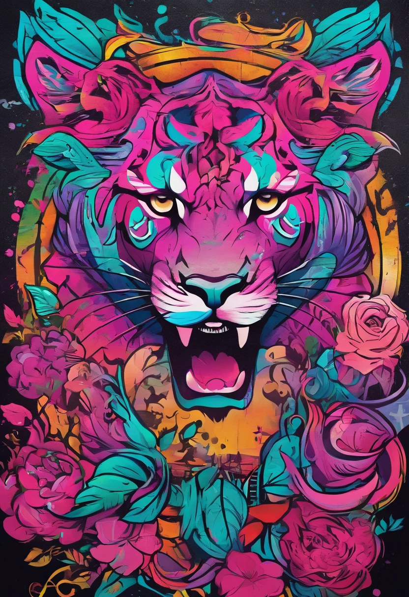 Pantera cor de rosa, desenho da pantera cor de rosa, desenho perfeito da pantera cor de rosa.