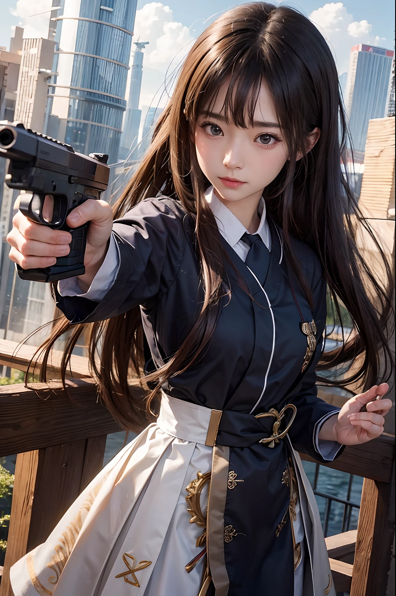 Realistic, inoue takina, ultra detail
