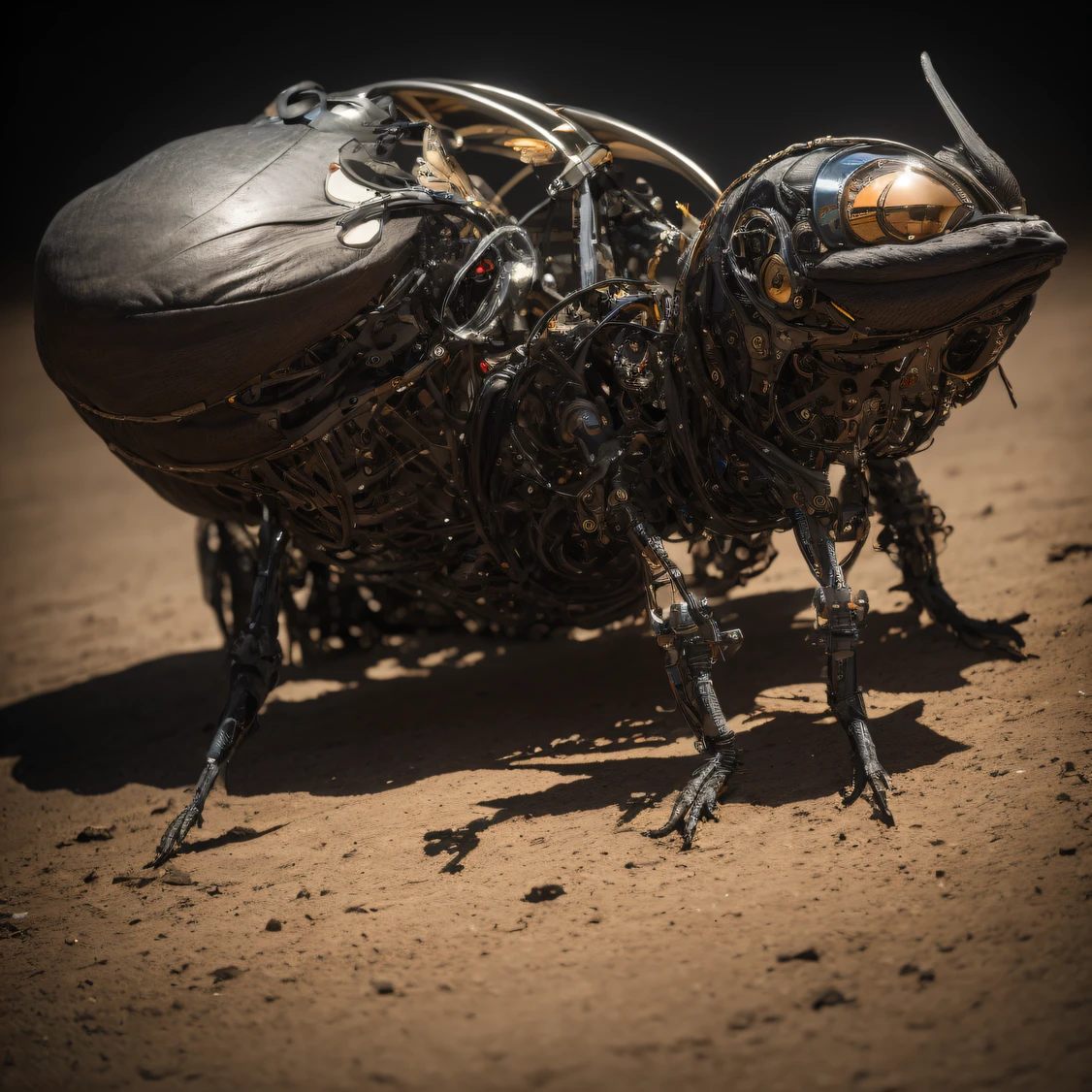 Mechanical Ostrich Space Station 1:3 Models,mid day,Cyberpunk art of a,Rembrandt light,Detail portrayal,macro shot,surface reflection,high definition detail,Dingdall effect,Light and shadow intensification,The light shines,particle fx,3D modeling ostrich,Surface reflected light,detail-rich,The texture is delicate,Strong visual impact,Hyper-detailing,A high resolution,high saturated,Ray traching,Light and shadow effects,16K smooth,High resolution a mechanical ostrich, the detail