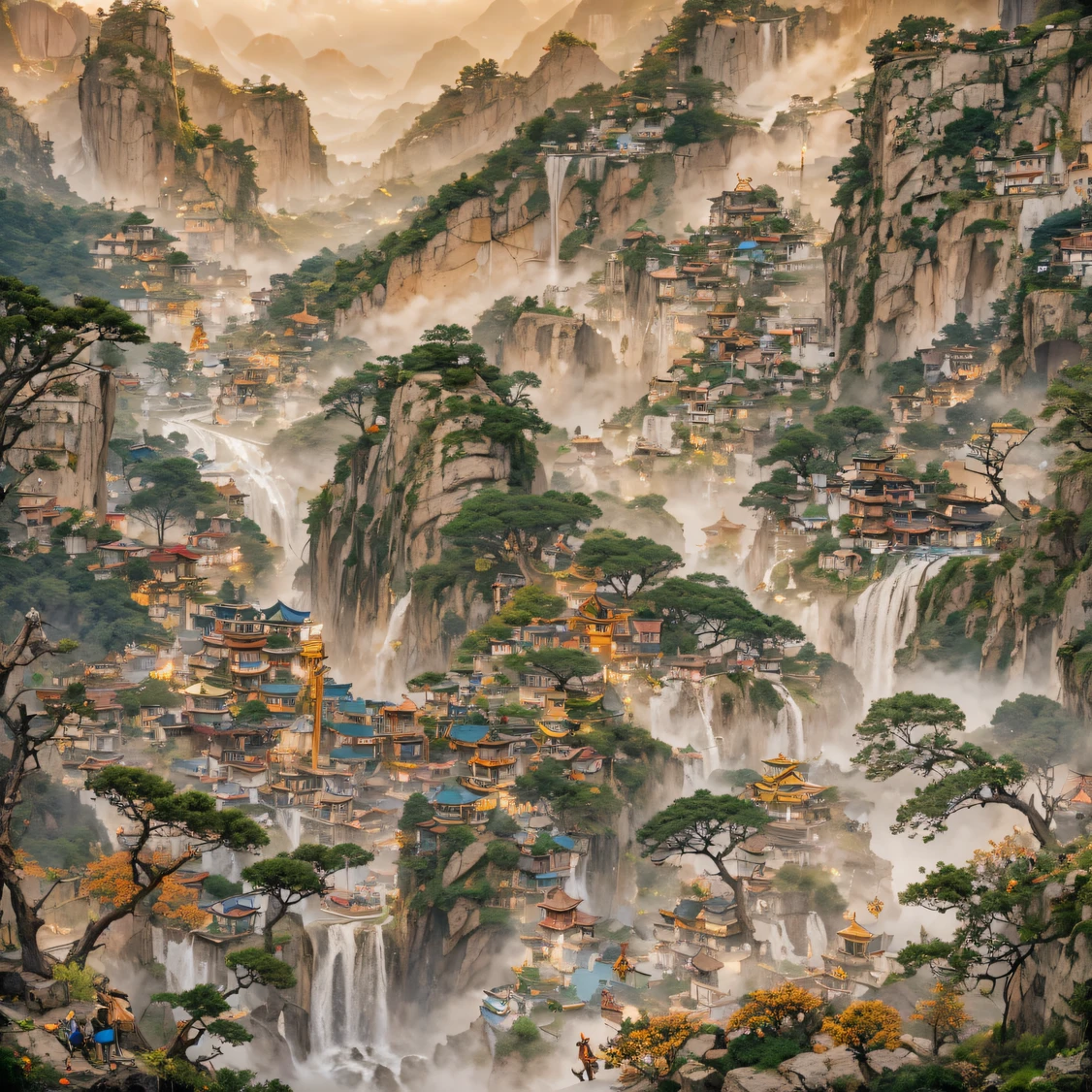 Fly into the fairy realm, Chance encounter with Liu Hanshu, He saw in him his former self, It was decided to take him as an apprentice, Teach him how to protect himself, But because of the Tibetan star map, He established relationships with the Liu family and the Jade Sword Sect, It opens with the death of Liu Hanshu, Qin Yu embarked on the road of confrontation with a strong enemy, Working hard, Make yourself stronger, Stick to your own core path of justice, I also want to protect the people I care about, The three brothers took off, And embarked on a long journey to find a good brother, Qin Yu, Where are Xiao Hei and Hou Fei(canyons)Climb the streets(Doomsday Stream)eyes filled with angry,He clenched his fists,Rush up,Deliver a fatal blow to your opponent,full bodyesbian,Full Body Male Mage 32K(Masterpiece Canyon Ultra HD)Long flowing black hair,Campsite size,zydink, The wounded lined up in the streets(canyons)Climb the streets, The scene of the explosion(canyons), (Linen batik scarf), Angry fighting stance, looking at the ground, Batik linen bandana, Chinese python pattern long-sleeved garment, canyons(Abstract propylene splash:1.2), Dark clouds lightning background,Flour flies(realisticlying:1.4),Black color hair,Flour fluttering,rainbow background, A high resolution, the detail, RAW photogr, Sharp Re, Nikon D850 Film Stock Photo by Jefferies Lee 4 Kodak Portra 400 Camera F1.6 shots, Rich colors, ultra-realistic vivid textures, Dramatic lighting, Unreal Engine Art Station Trend, cinestir 800,Flowing black hair,(((Jungle Canyon)))The wounded lined up in the streets(vale)Climb the streets,Movie master real-time image quality