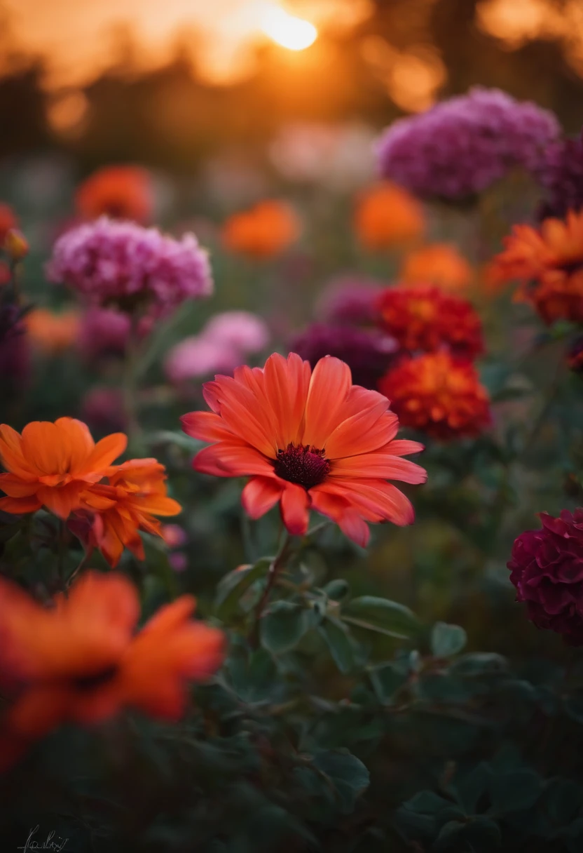 Flowers on Fire