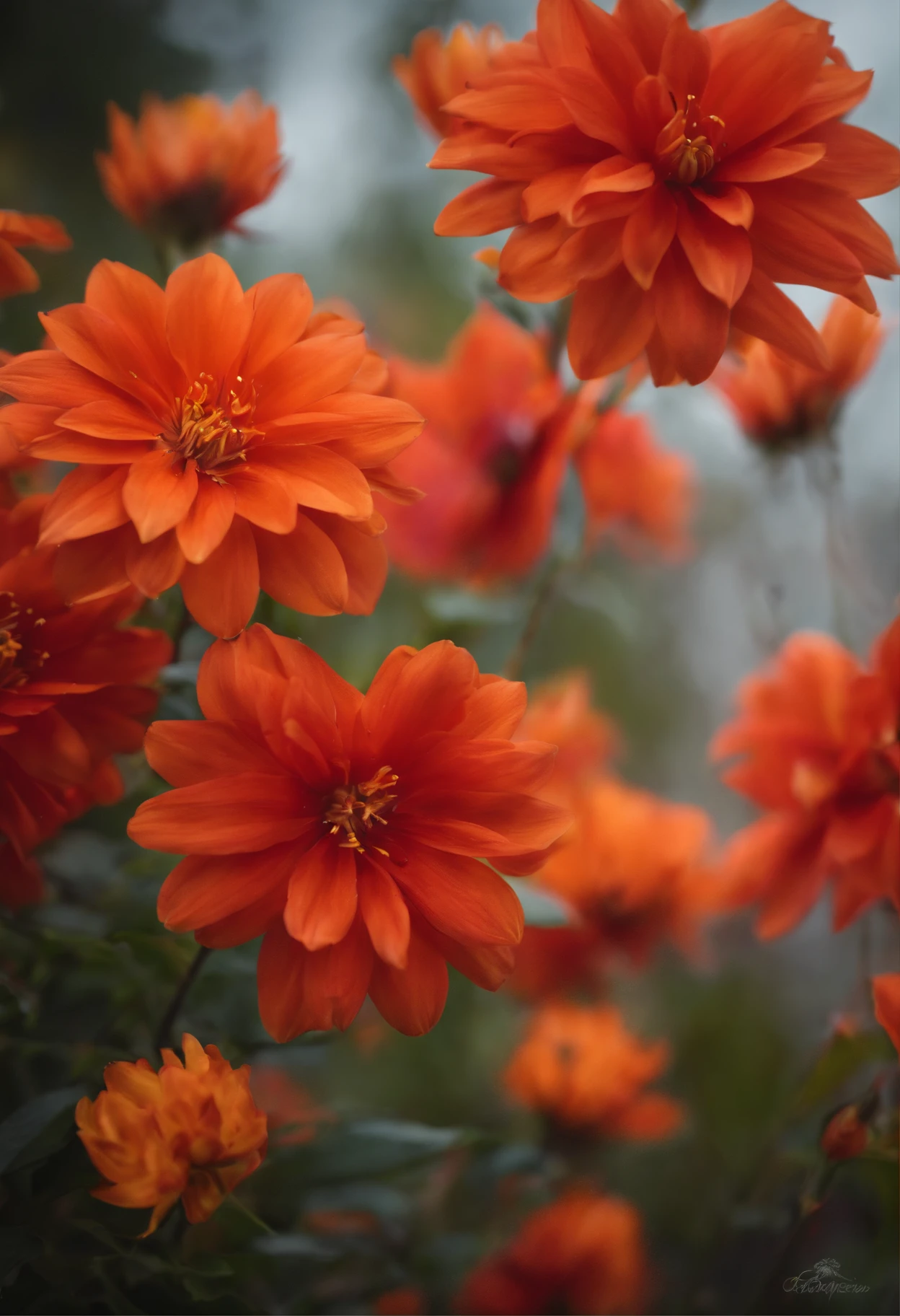 Flowers on Fire