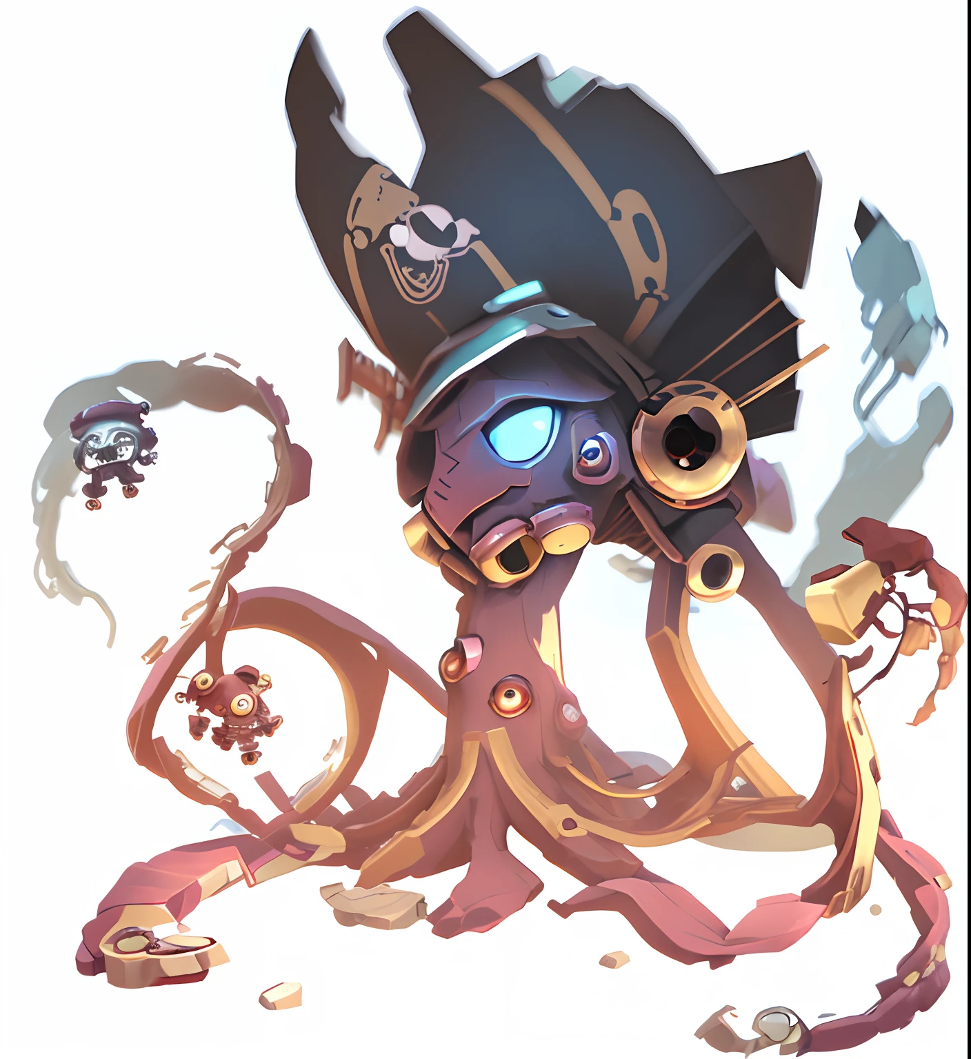 Pirate Octopus Mecha Technology