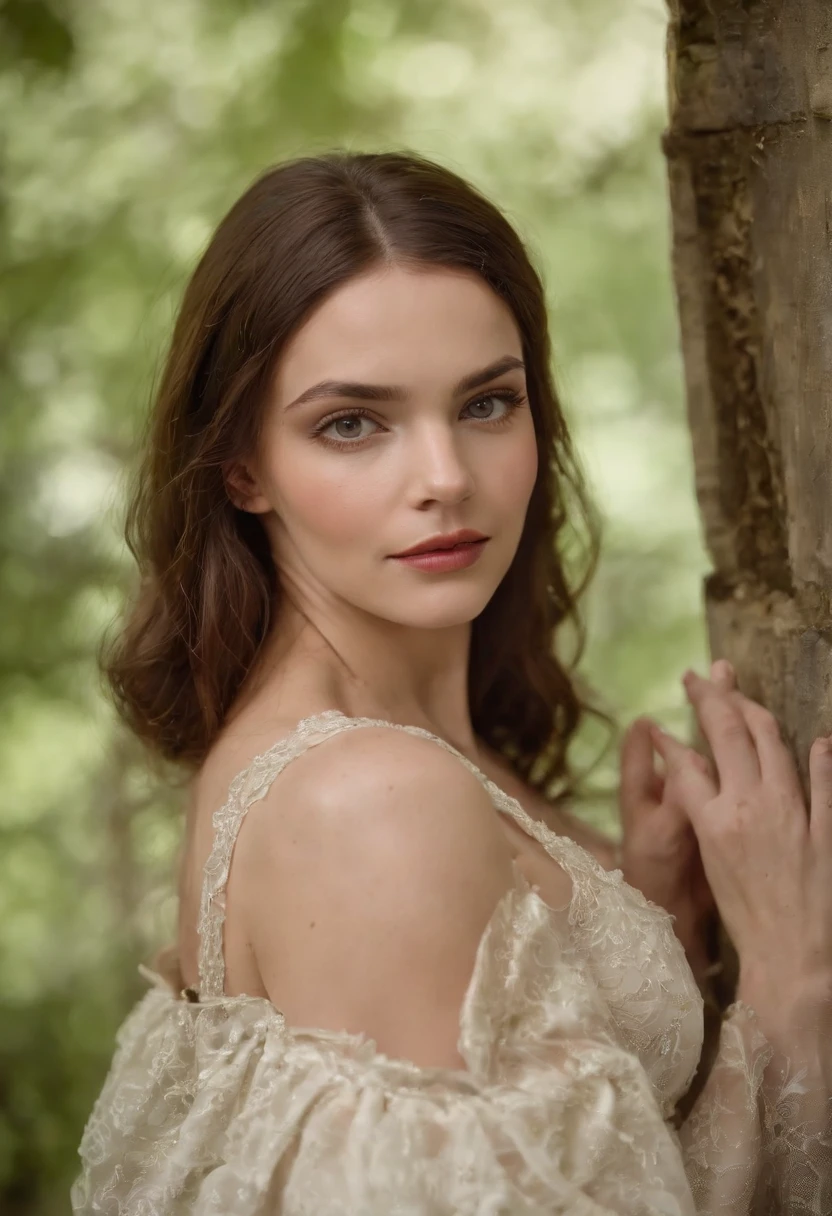 (((uma ferida avermelhada profunda atravessa sua bochecha esquerda))) tez justa, mulher em torno de 19 anos, cabelos brancos naturais, olhos verdes distintos, vestindo kohl, slender and graceful, Beautiful, luz de velas em um ambiente medieval, Ultra sharp focus, tiro realista, roupas femininas medievais, cores tetradicas (cicatriz:1.4)