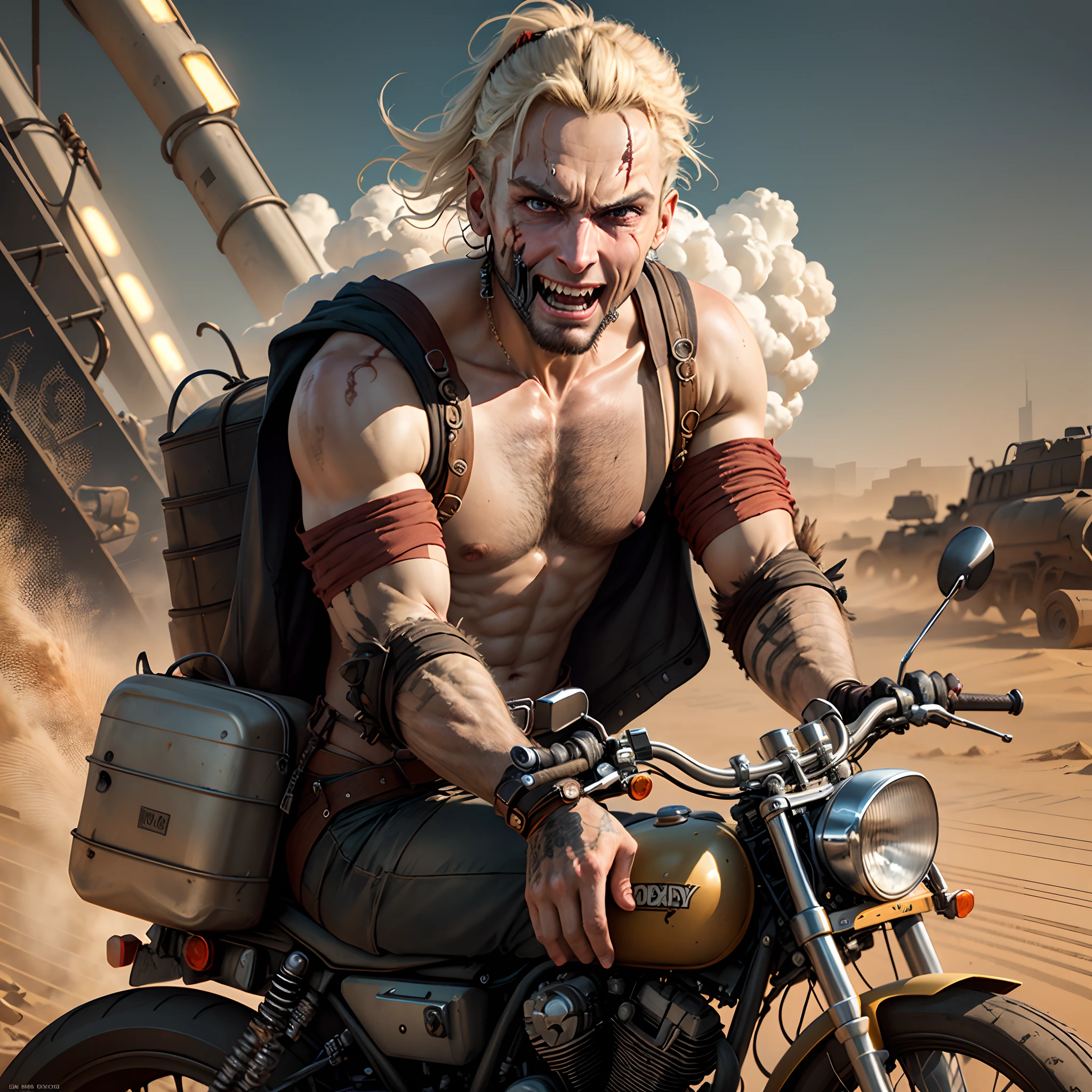 Speeding Mad Max Fury Road motorcycle, insidious, diabolical, Fibonacci Sequence