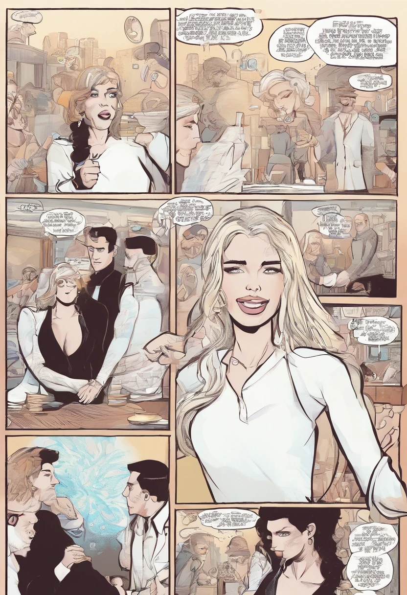 The beautiful girl in lace top and leggings is sitting astride a pile of skeletons in the center of the picture. She is holding a trembling sausage with juice squeezed out in her hand and smiling. There are multiple comic storyboards in the background,cbt, sausage bondage,sausage insertion,Sexy, trampling sausage with high heels heel,(masterpiece, best quality:1.2),1 beautiful girl,sexy,comic storyboard:2, leggings, sit astride, axially symmetrical:2, ,femdom,sounding,cbt,hold,smile,colorful,leggings,thin gap,cameltoe,insertion,trembling,juice,spray, Long hair,Lace top,Sexy, Shiny leggings, High heel,cleveage, trampling, in forest, saliva , Mucus,