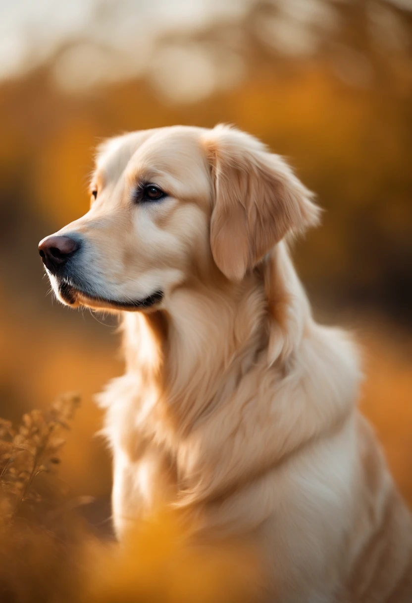 femme Blondinette ,cheveux lisse et soyeux tenant un chiot golden retriever