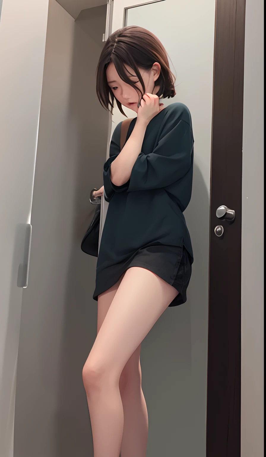 Muchirimchimuchi、kawaii、Thick, round-faced、Short black hair、Frustrated and sad、A naughty married woman who seduces、M-shaped legs、Female genitalia itch、I want you to scratch my female genitals with my fingers.、Overflowing with love juice
