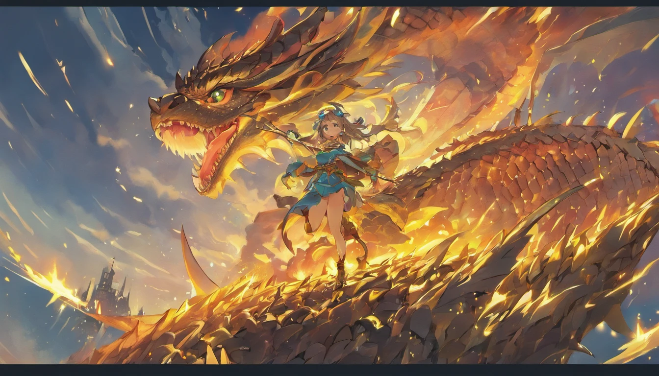 retrato da mulher, on top of a Dragon ::style cartoon, (((Front view))), Estilo Disney Pixar, Filme 3D, altamente detalhado, vivid colors (((corpo inteiro))) ::n_style realista, anime