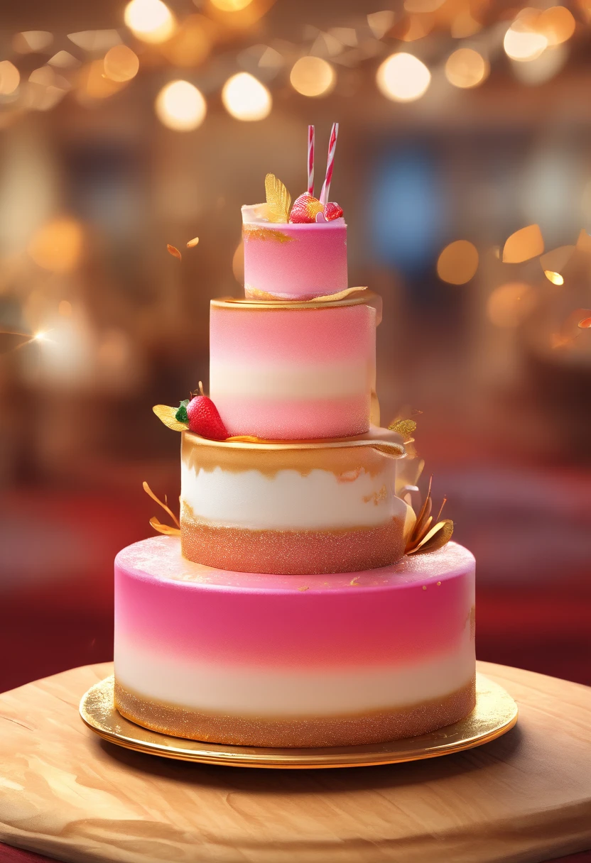 A cheesecake celebrationat kingdom, king ceremony celebration, king enjoy their ceremony, cheesecake, (tilted shift: 1.8), 24K UHD resolution, blurred background, ultra detailed art, super realistic, octane rendered, best quality