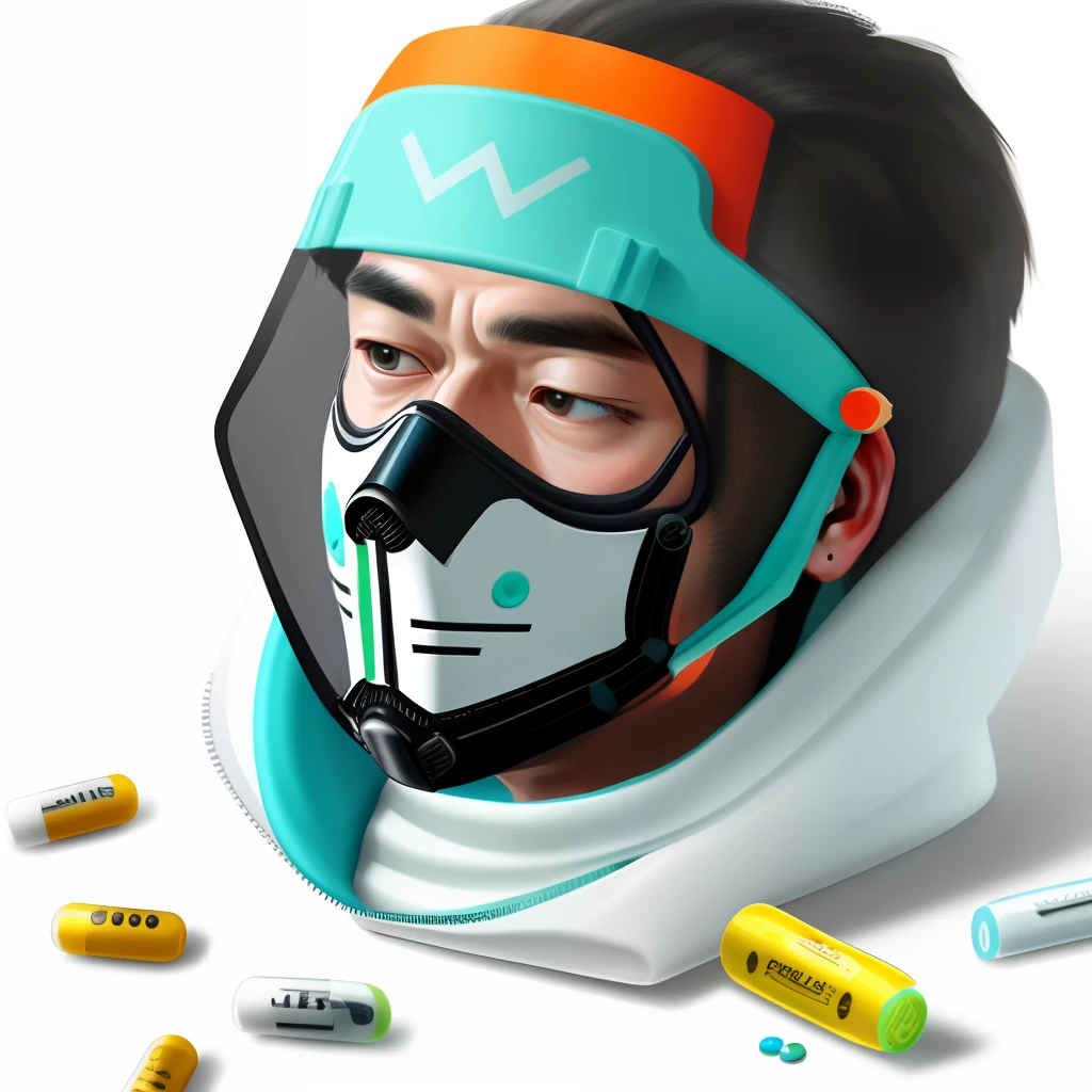 Pills Cartridge mask safety