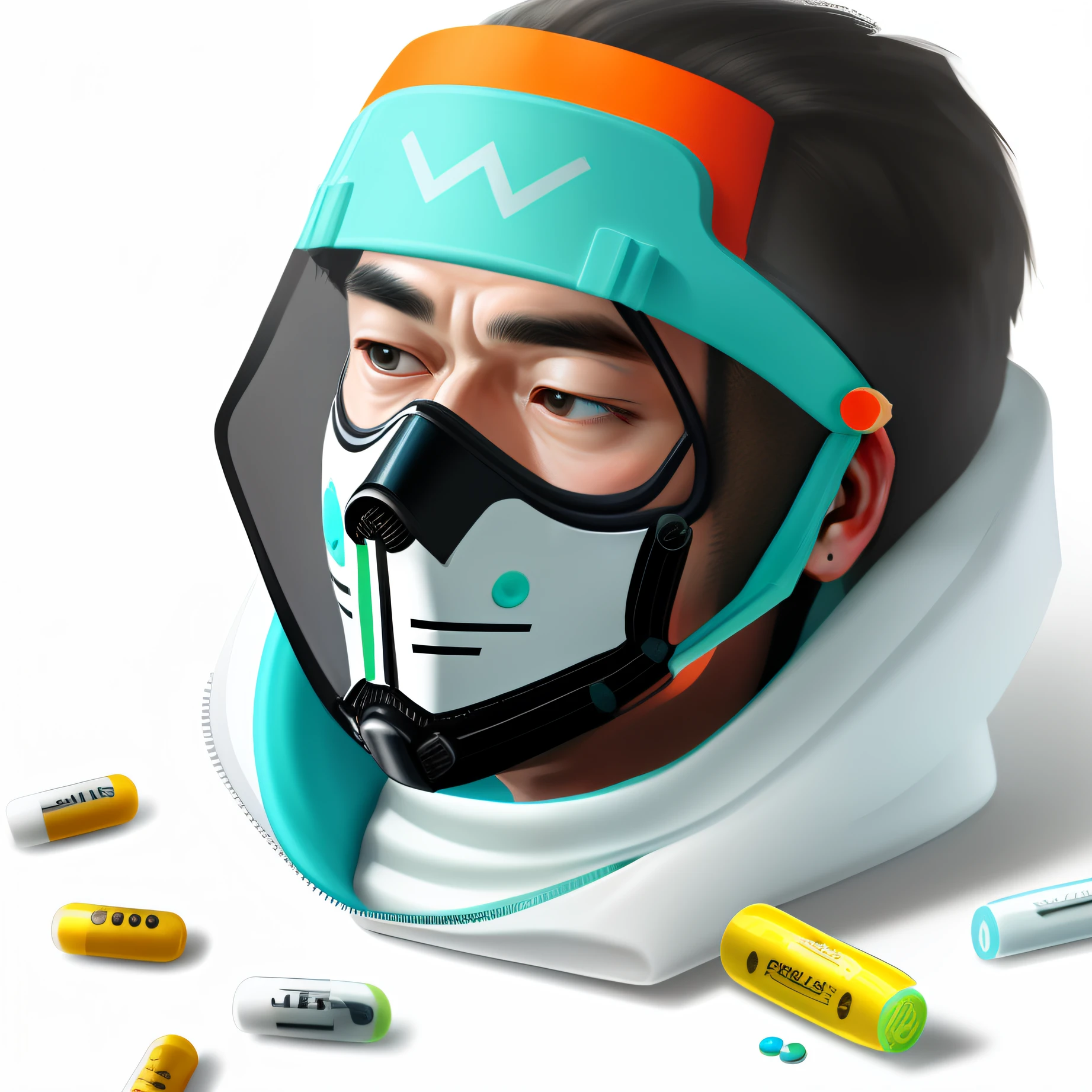 Pills Cartridge mask safety