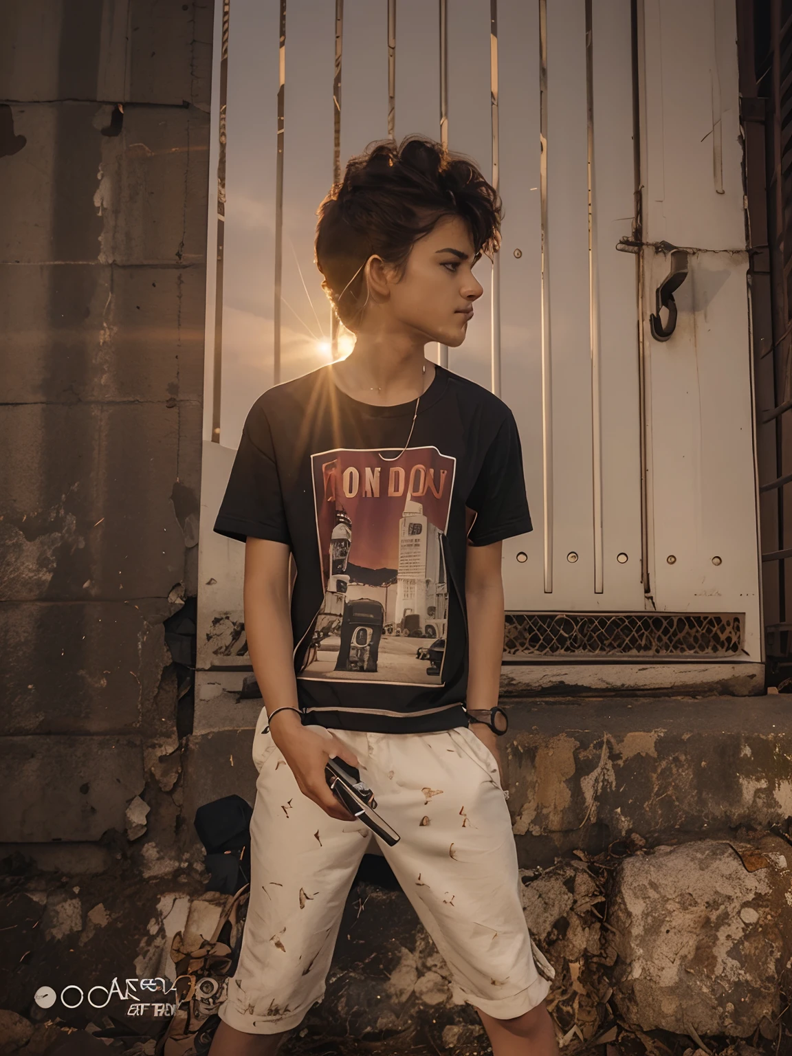 Change background sunset car hayper realstick 4k