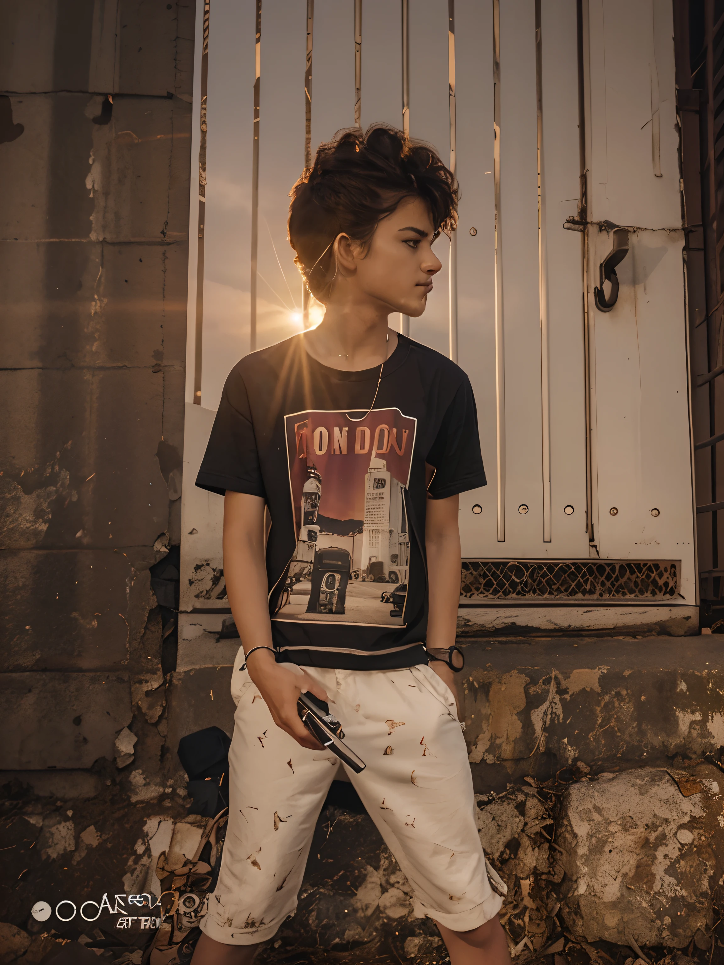 Change background sunset car hayper realstick 4k