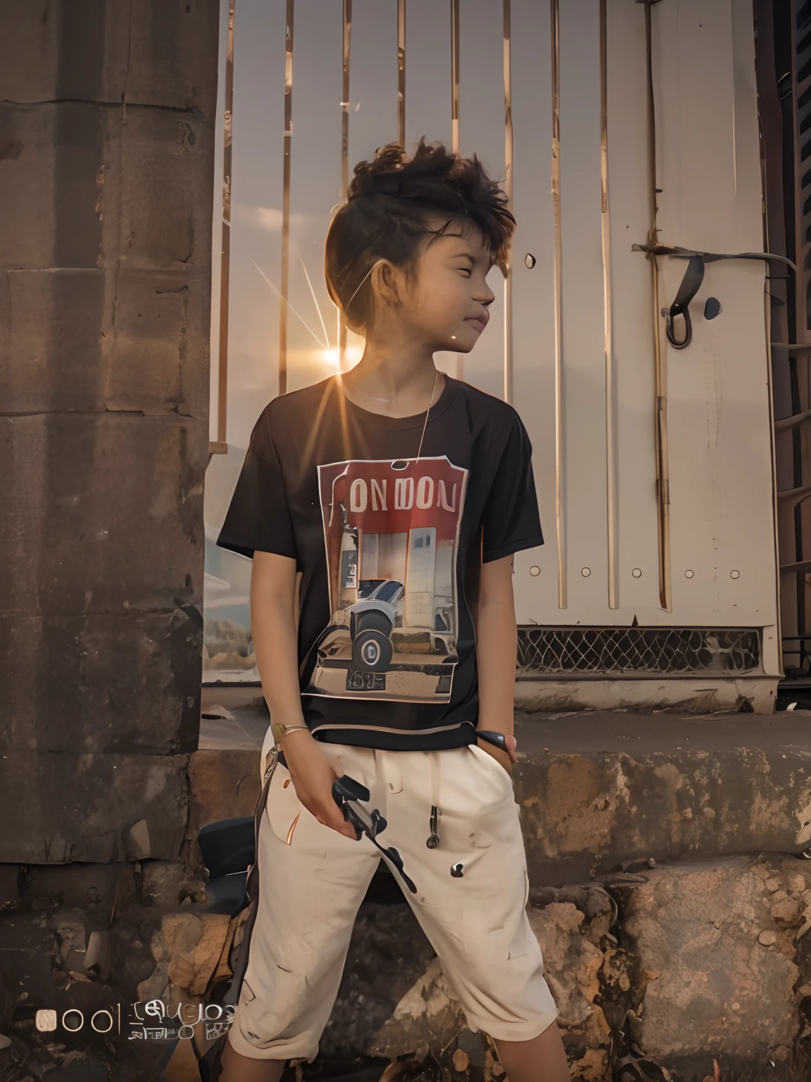 Change background sunset car hayper realstick 4k