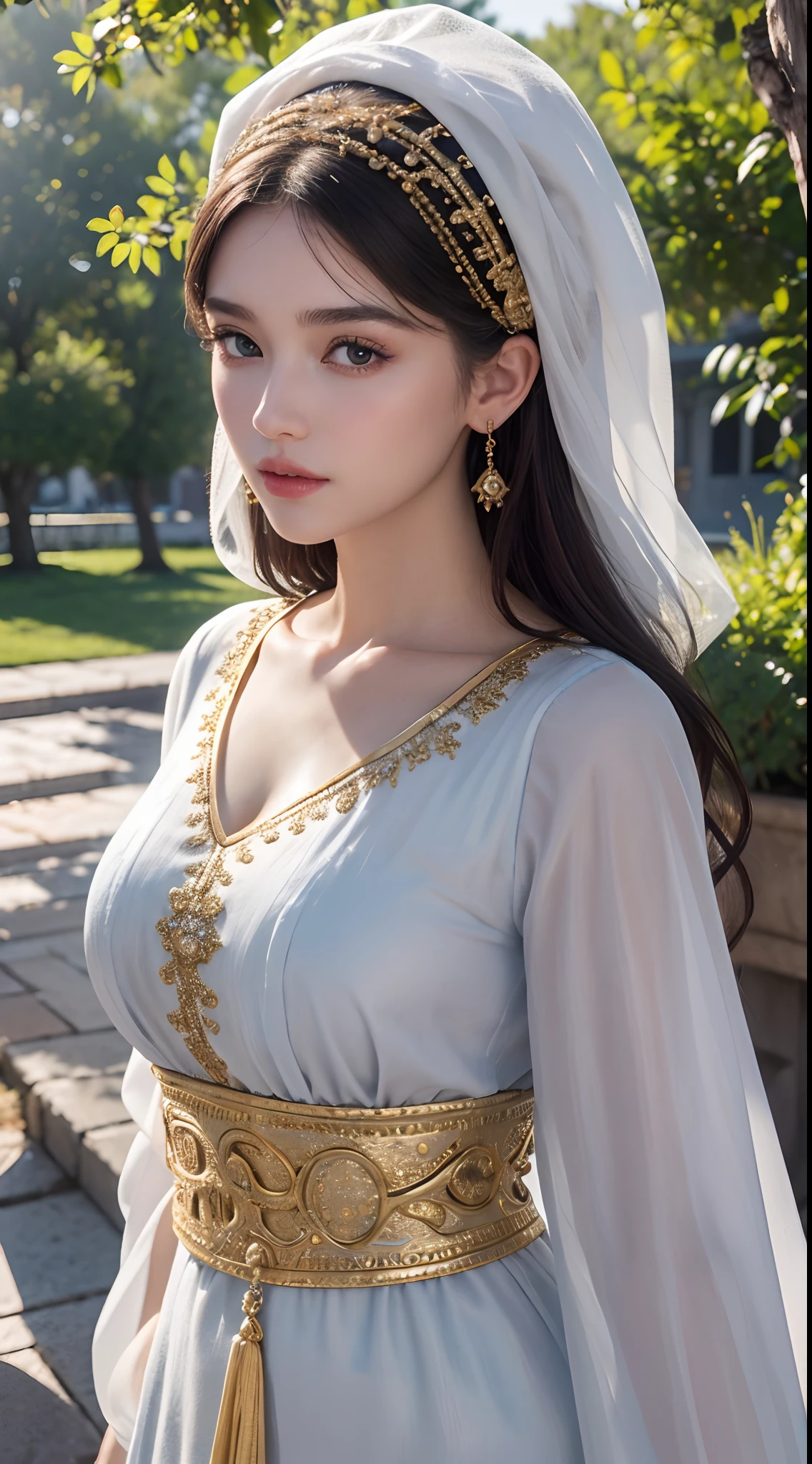 (master piece: 1.3), (8k, photoreallistic, Photo brute, beste-Qualit: 1.4), (1fille), beau visage, (realistic face), (cheveux rouges , cheveux long rouges1.3), belle coiffure, Realistic Crystal Brilliant Bright Eyes Bright, beautiful detailed eyes brilliant European beauty, (realistic skin), belle peau, (tirer), absurdes, attrayant, ultra highres, ultra realist, highly detailed, Golden Ratio Wearing Moroccan Islamic Kaftan Outfit Different Designs