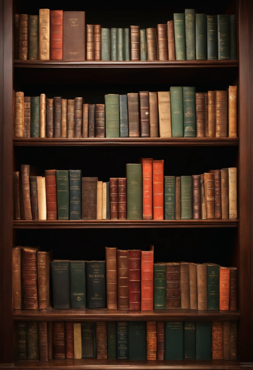 Help me generate life photos of many books