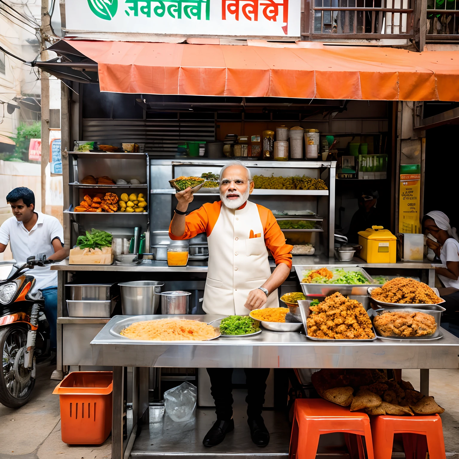 Narendra Modi Street food maker