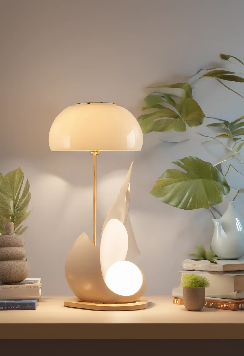 Lamp for yin and yang and fish collection